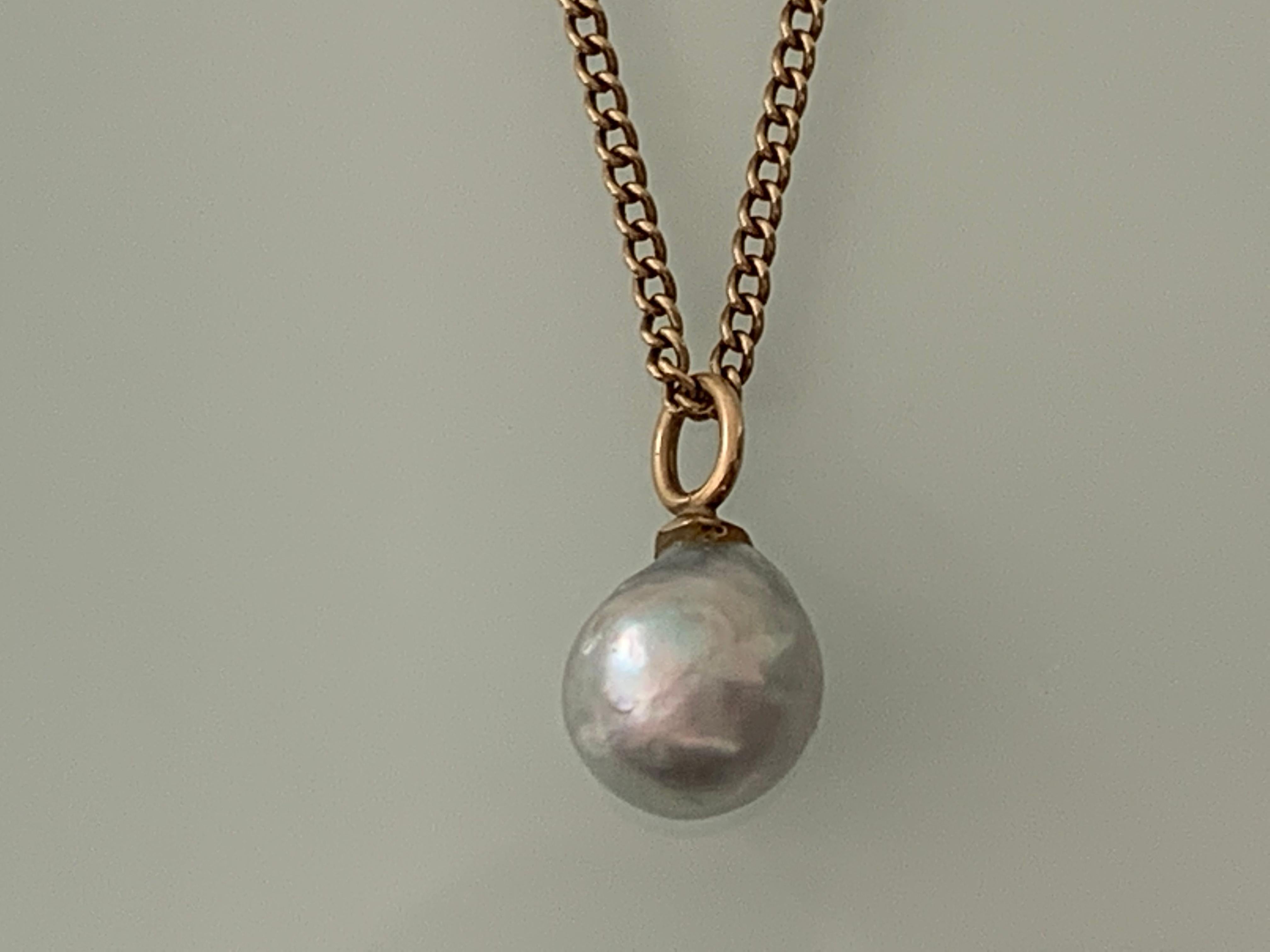 antique baroque pearl necklace