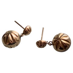 9ct 375 Gold Antique Earrings