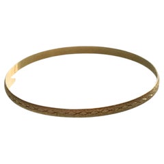 9ct 375 Gold Bangle Hallmarked