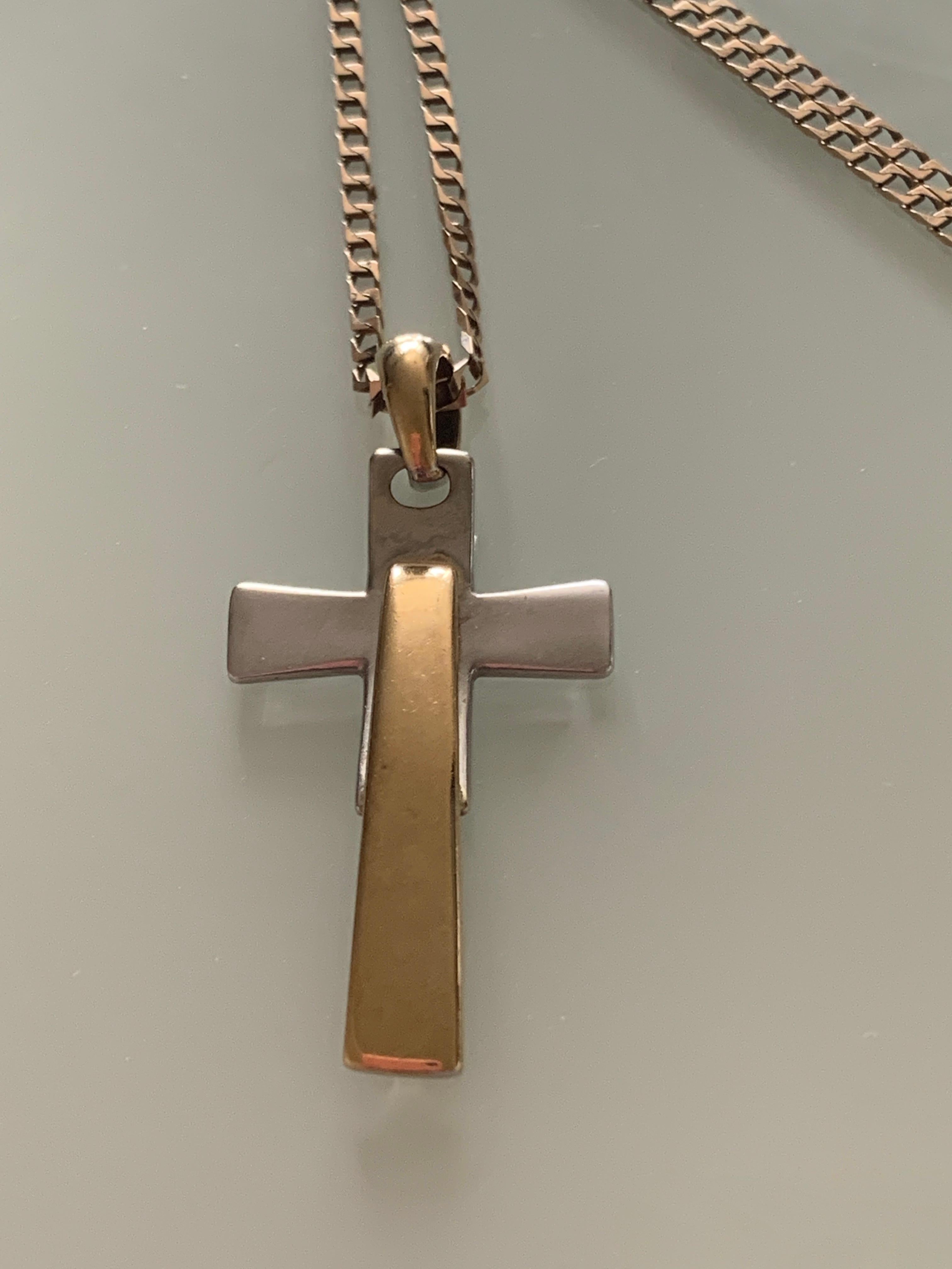 police cross necklace