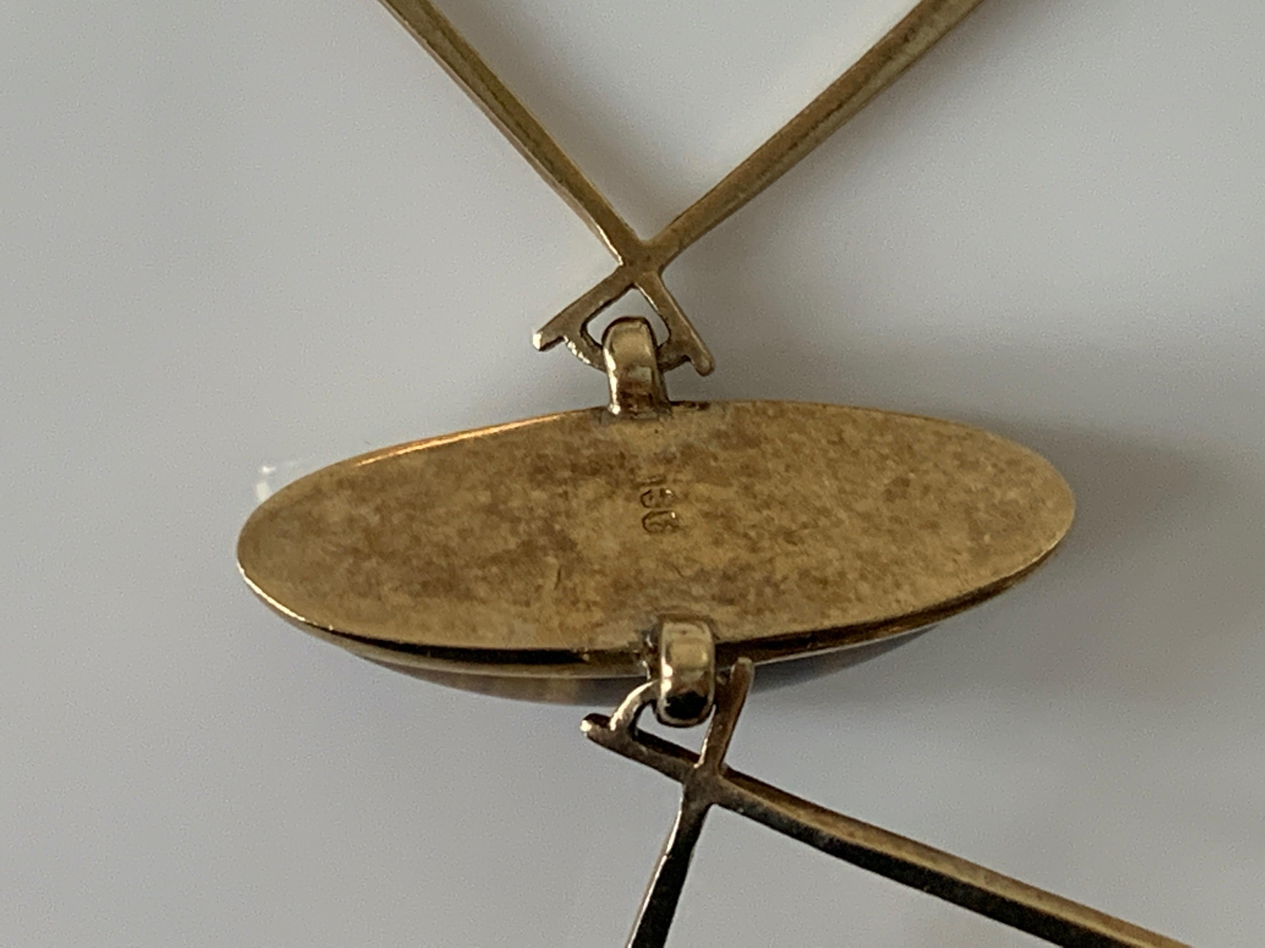 Bracelet en or 9ct 375 au design danois en vente 5