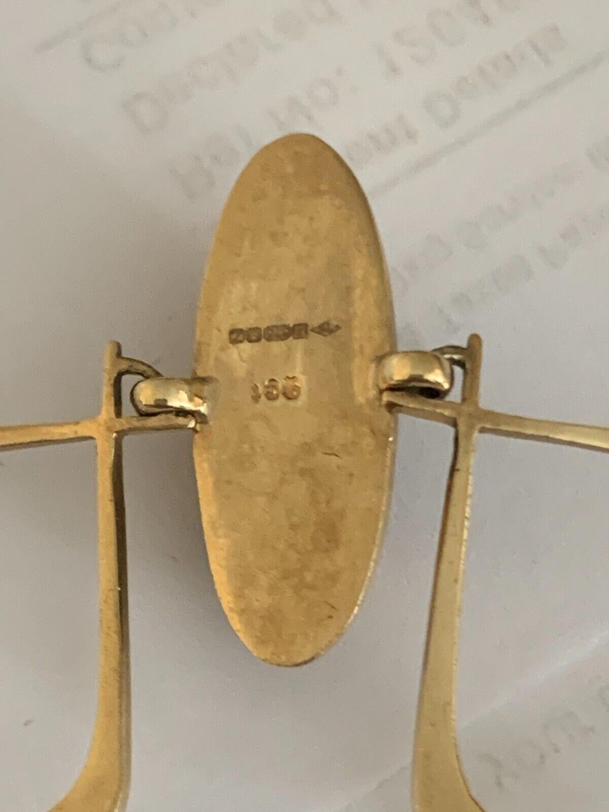 Pulsera de diseño danés de oro 375 9 ct en venta 1