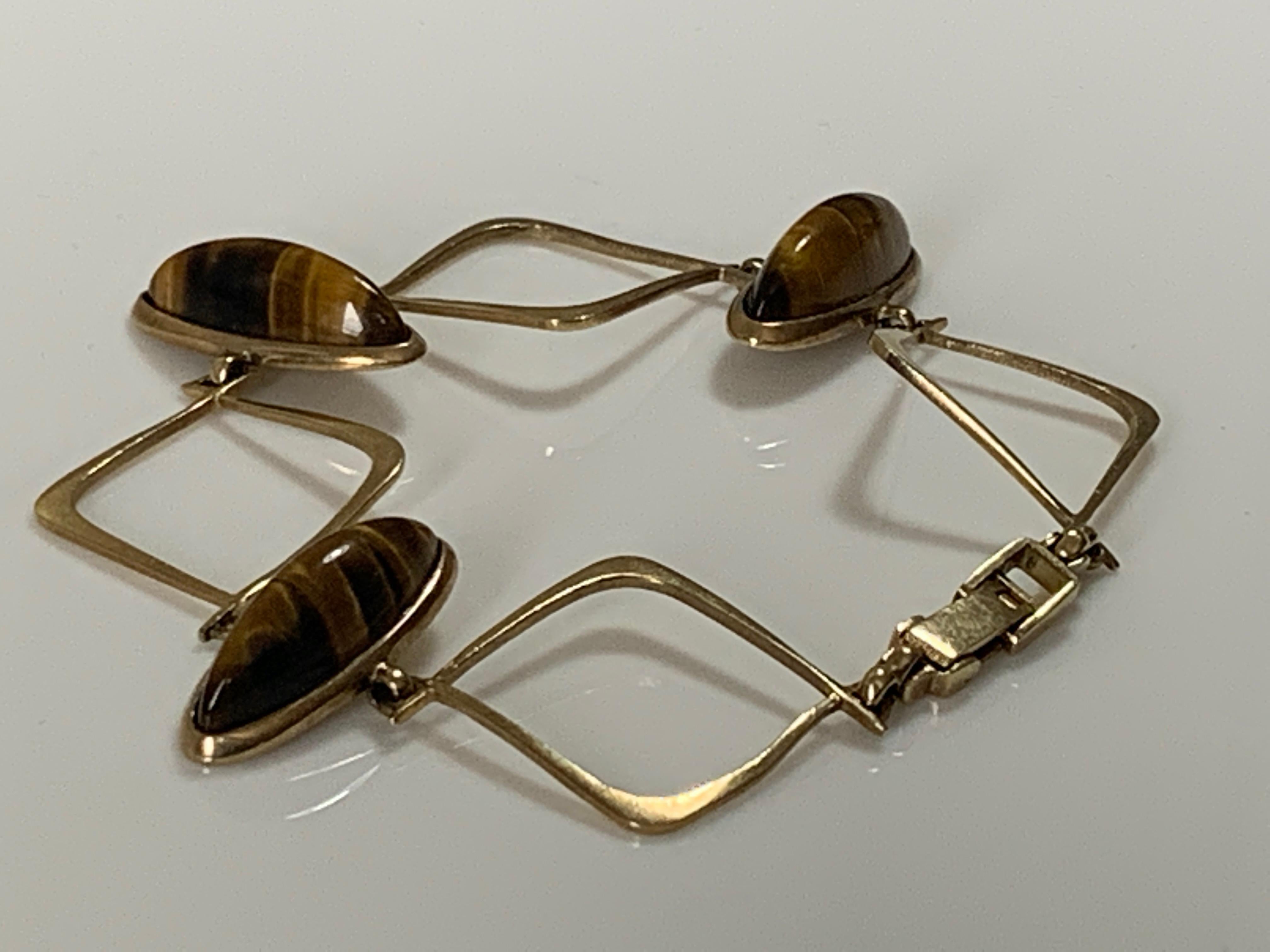 Artisan Bracelet en or 9ct 375 au design danois en vente