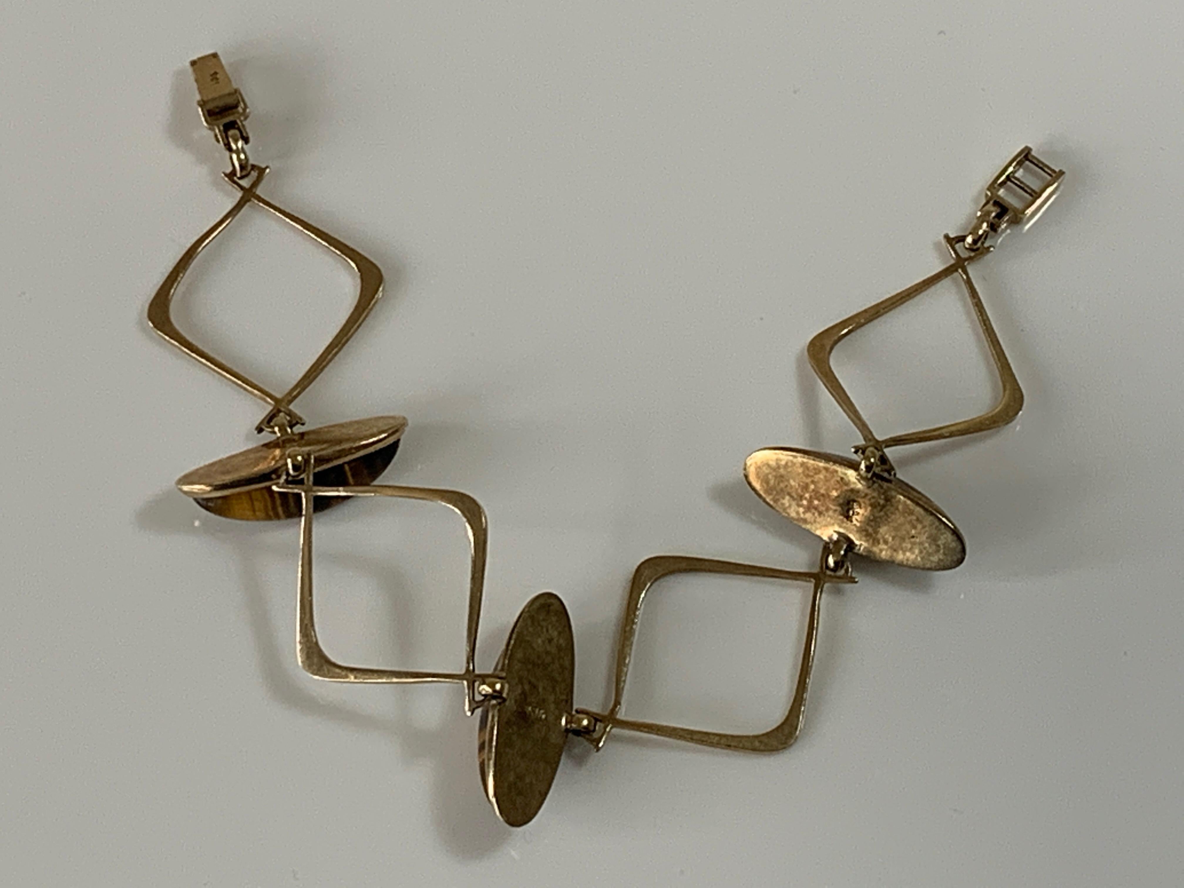 Bracelet en or 9ct 375 au design danois en vente 2