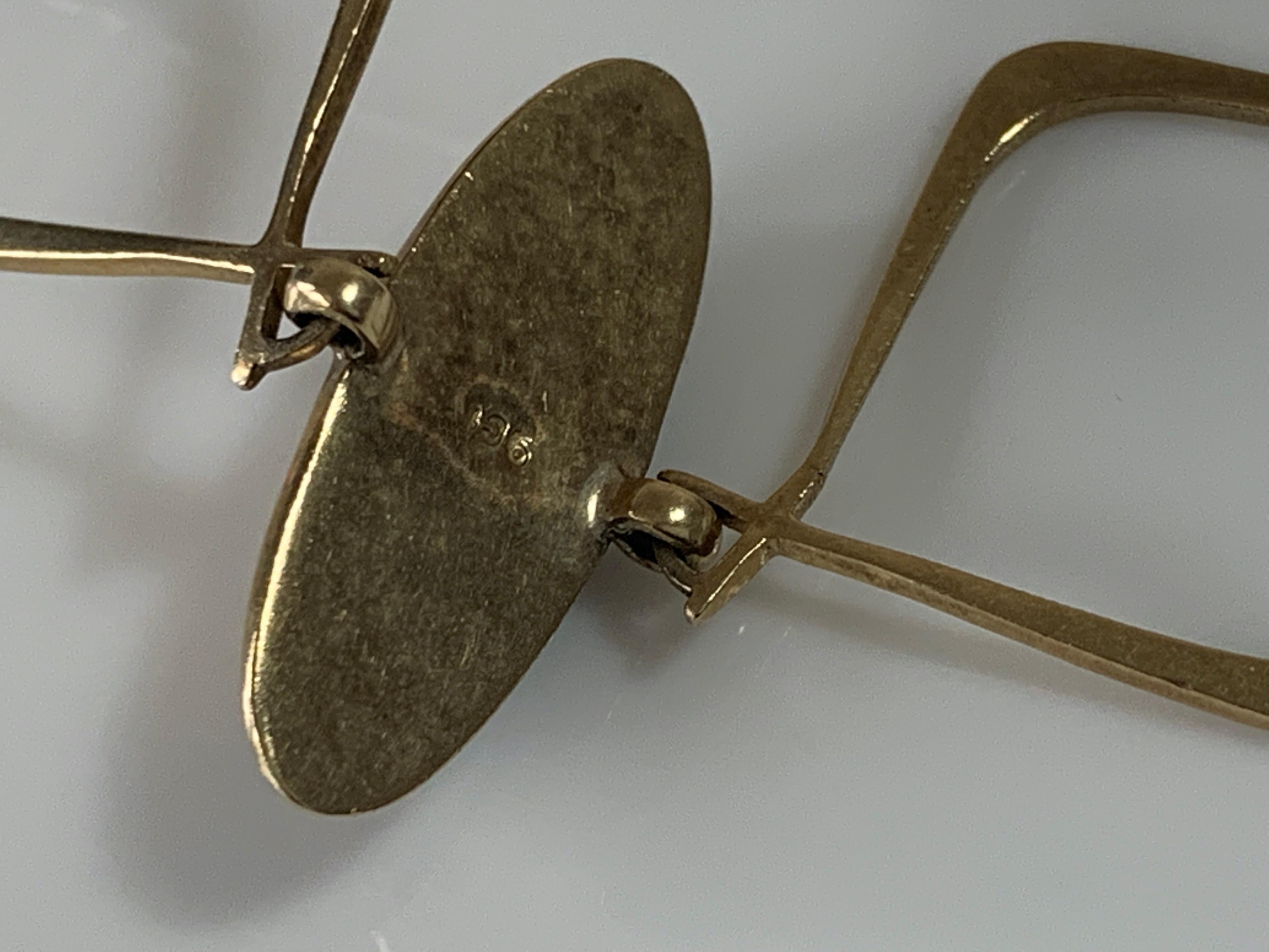 Bracelet en or 9ct 375 au design danois en vente 3