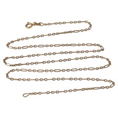 9ct 375 Gold Long Chain