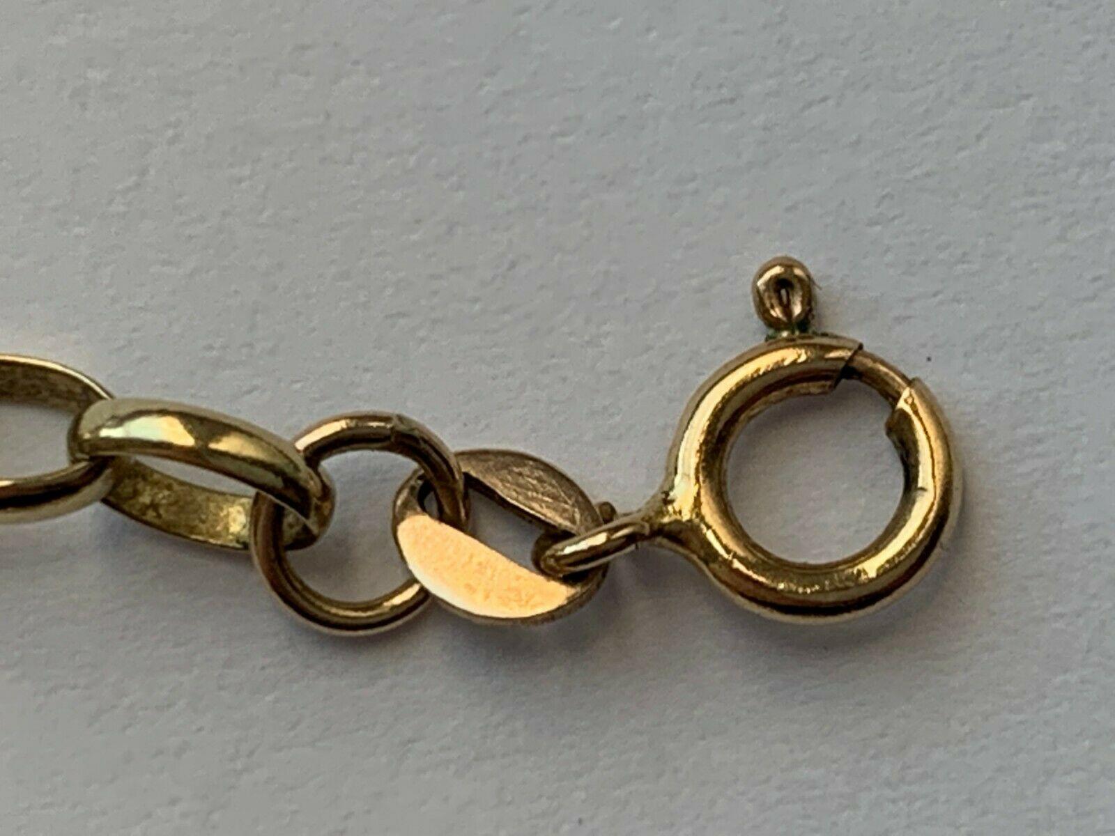 9ct 375 Gold Long Link 24