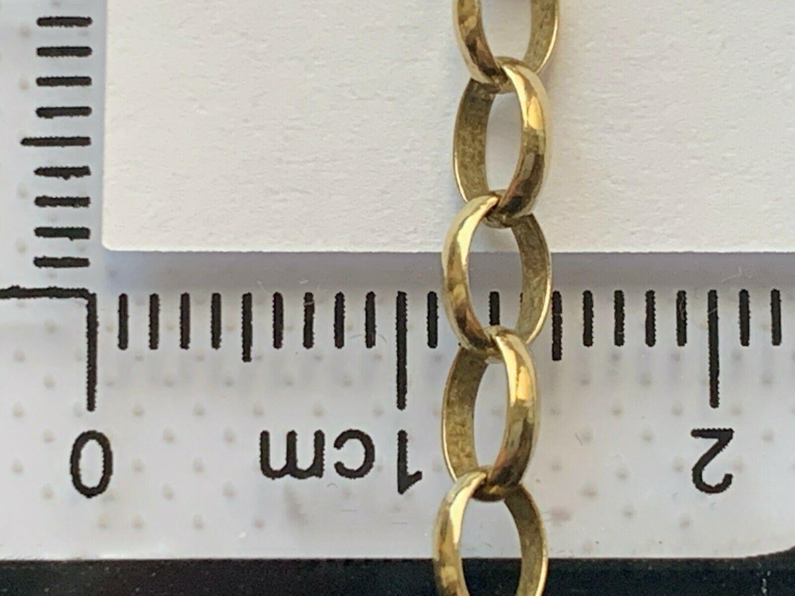 9ct 375 Gold Long Link 24