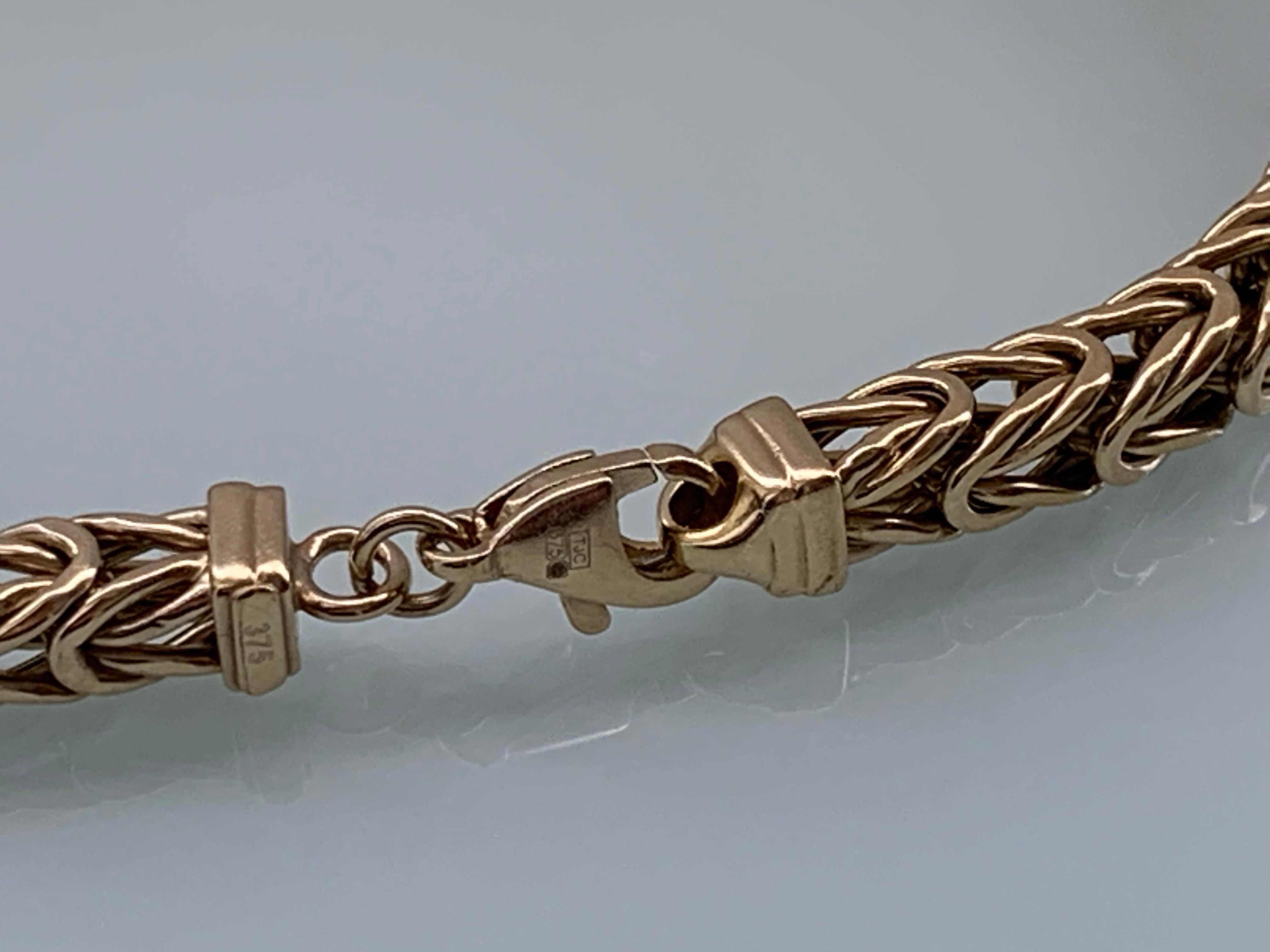 foxtail bracelet gold