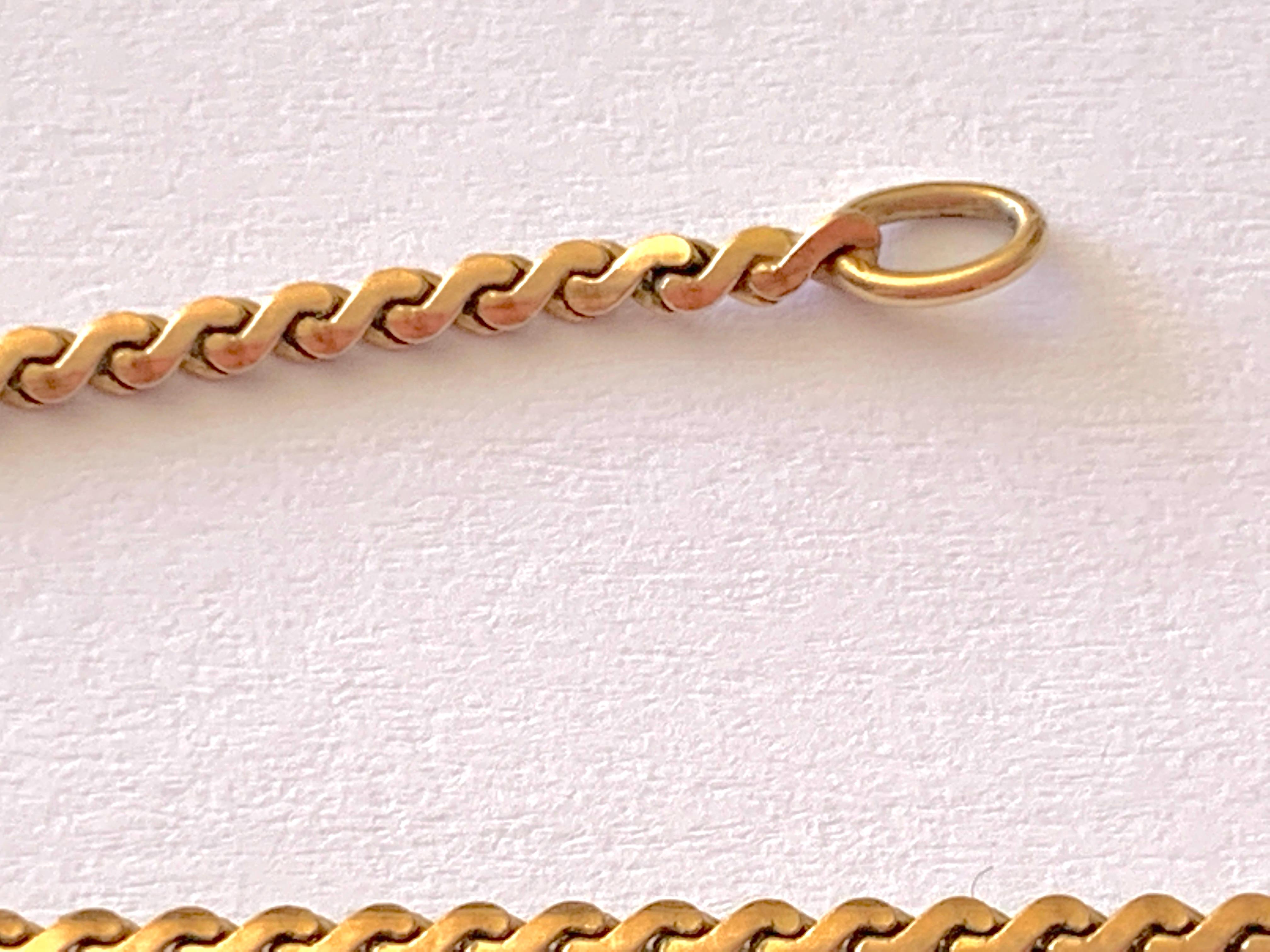 9ct 375 Gold Vintage Chain by UnoAErre 3