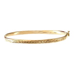 9ct 375 Gold Vintage Bangle