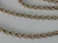 9ct 375 Gold Vintage Belcher Chain