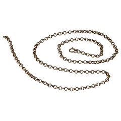 Chaîne ceinture vintage en or 9 carats 375