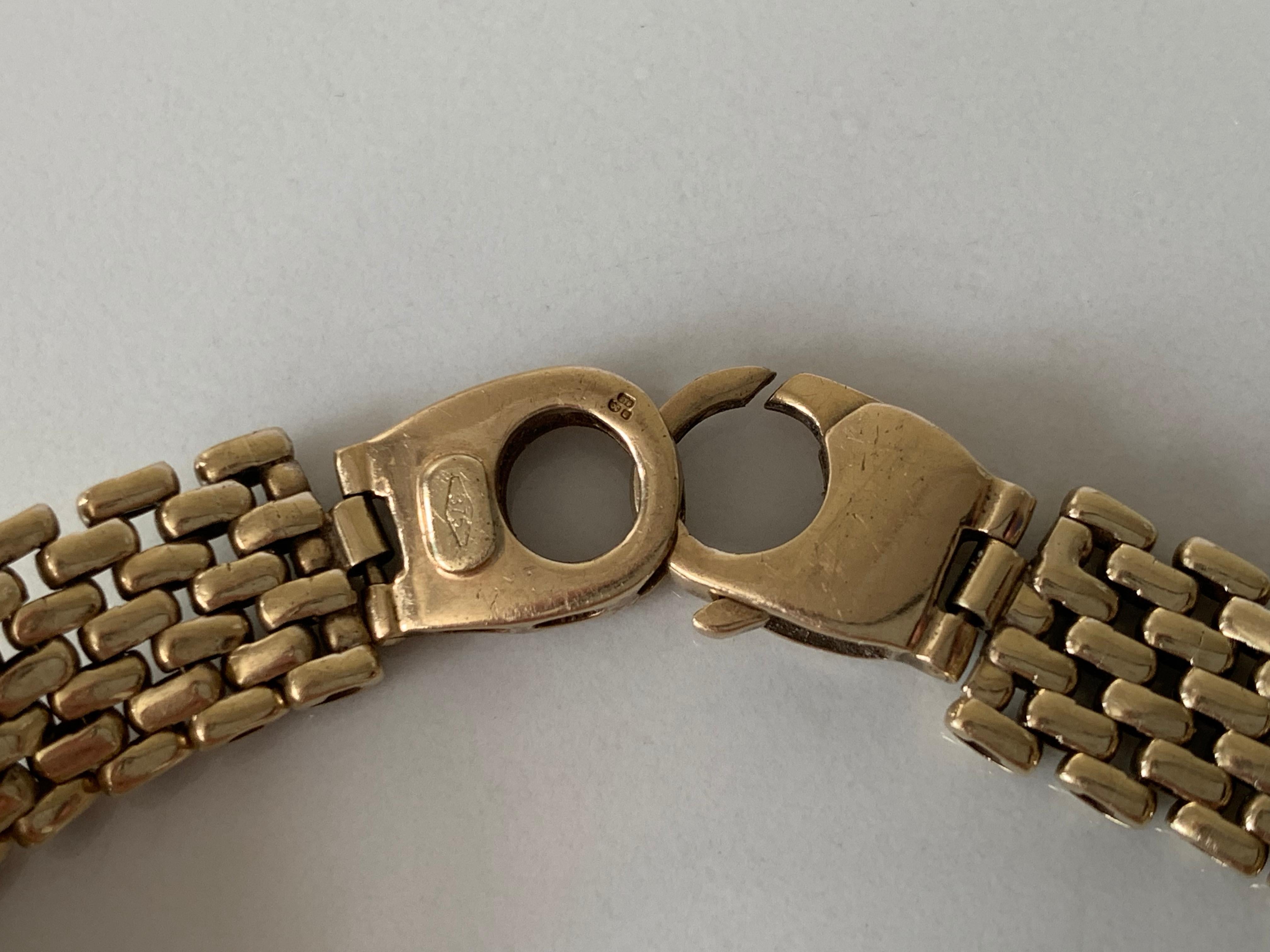 9ct 375 Gold Bracelet In Good Condition For Sale In London, GB