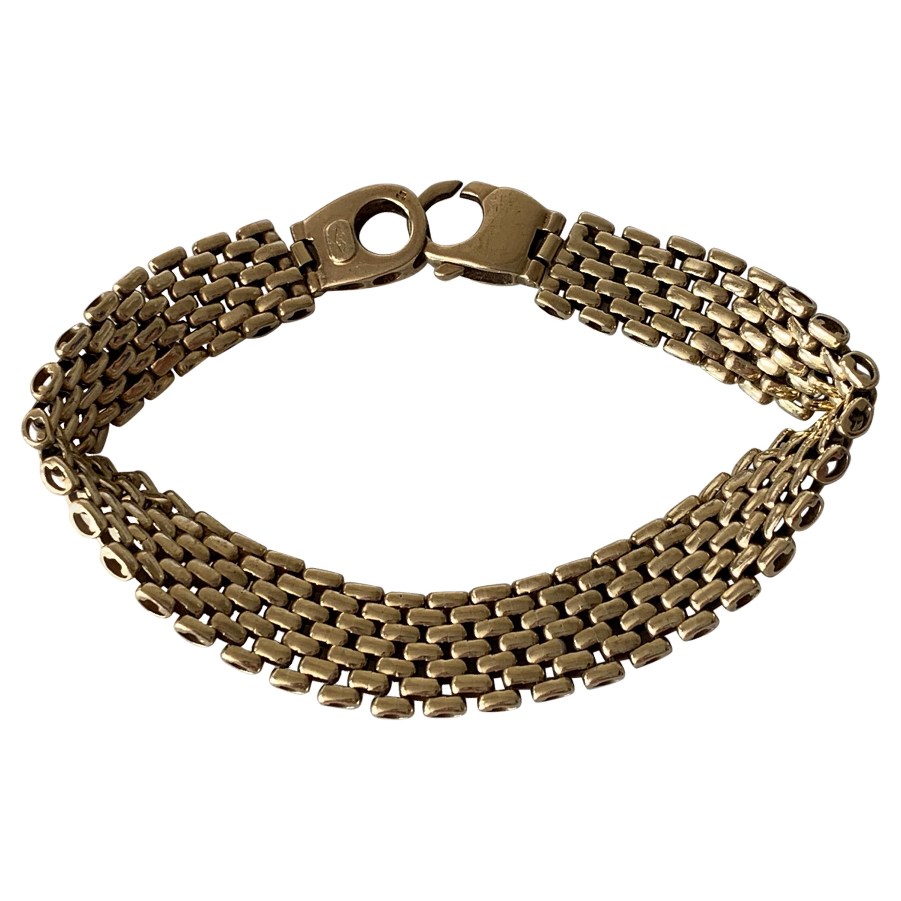 9ct 375 Gold Bracelet For Sale