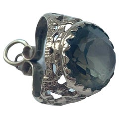 9ct 375 Smokey Quartz Charm Ring