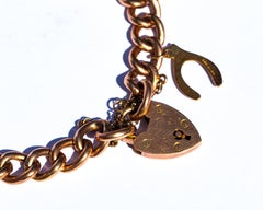 9 carat bracelet with charm