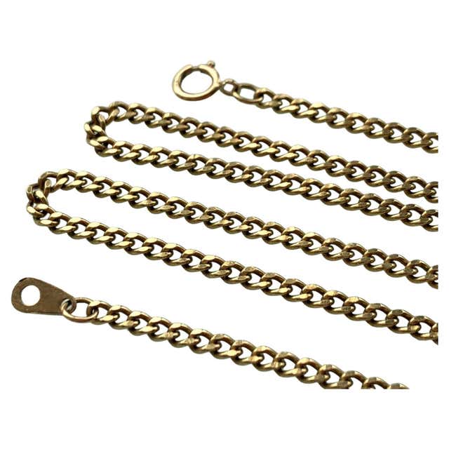9ct Yellow Gold 20 Inch Curb Chain 23.40 grams For Sale at 1stDibs ...