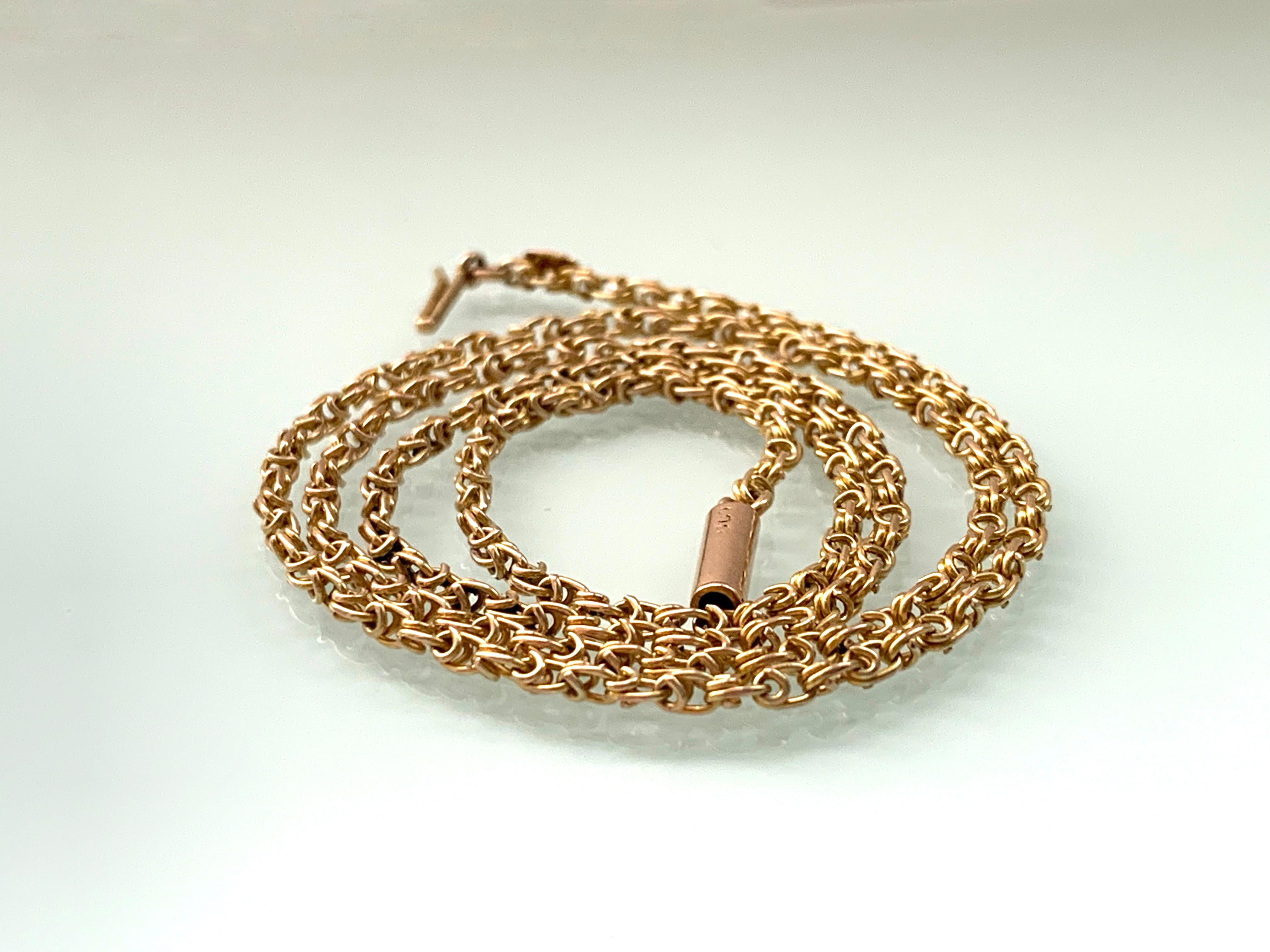 Early Victorian 9ct Gold Antique Chain