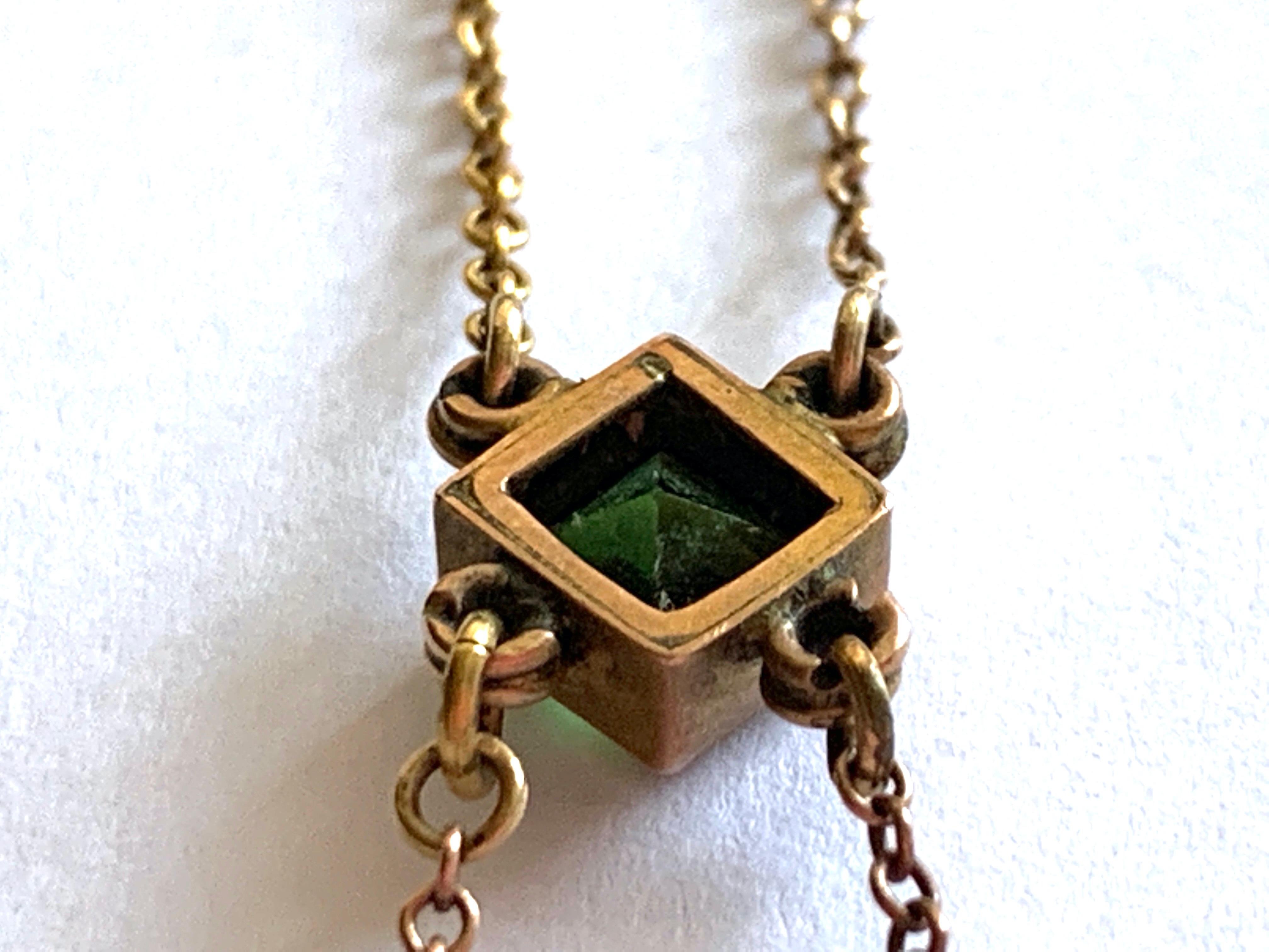 9ct Gold Antique Bow Choker Necklace 7