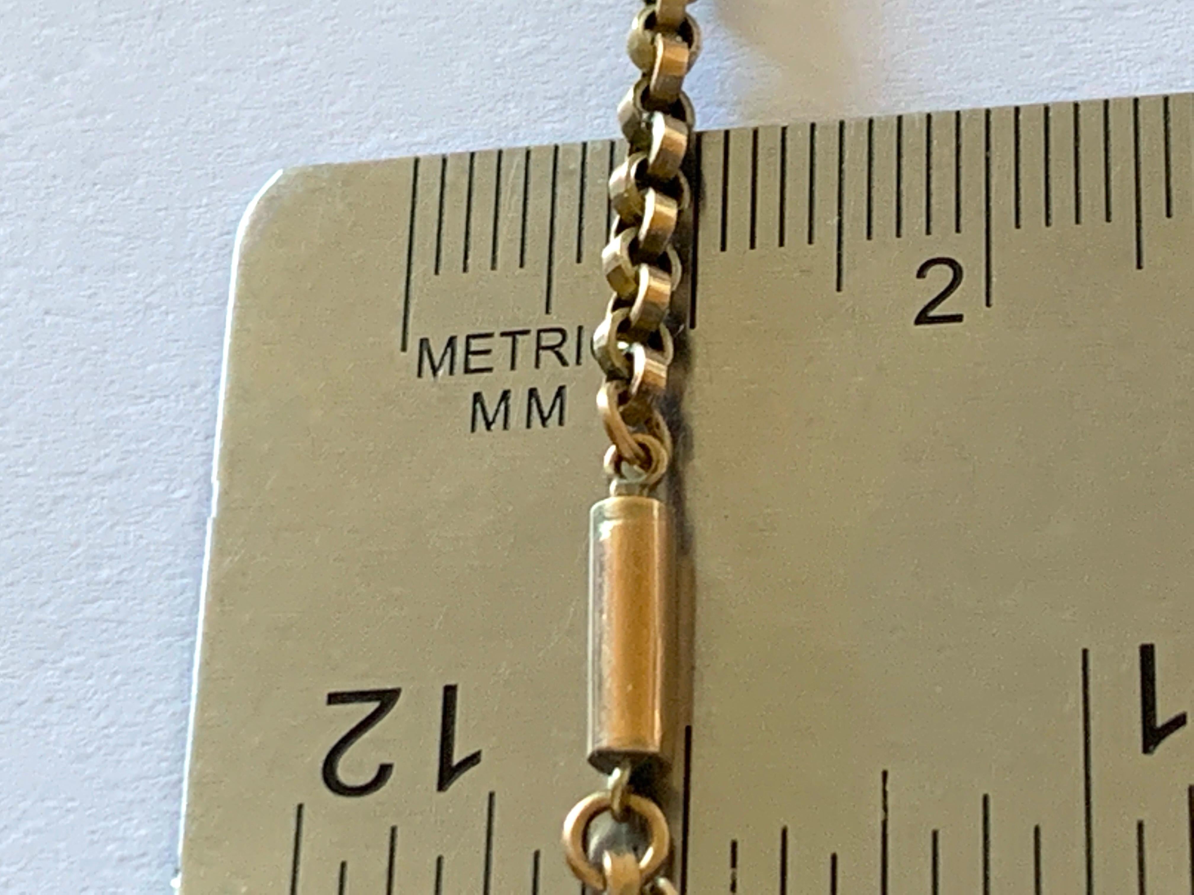 9ct Gold Antique Chain  For Sale 8