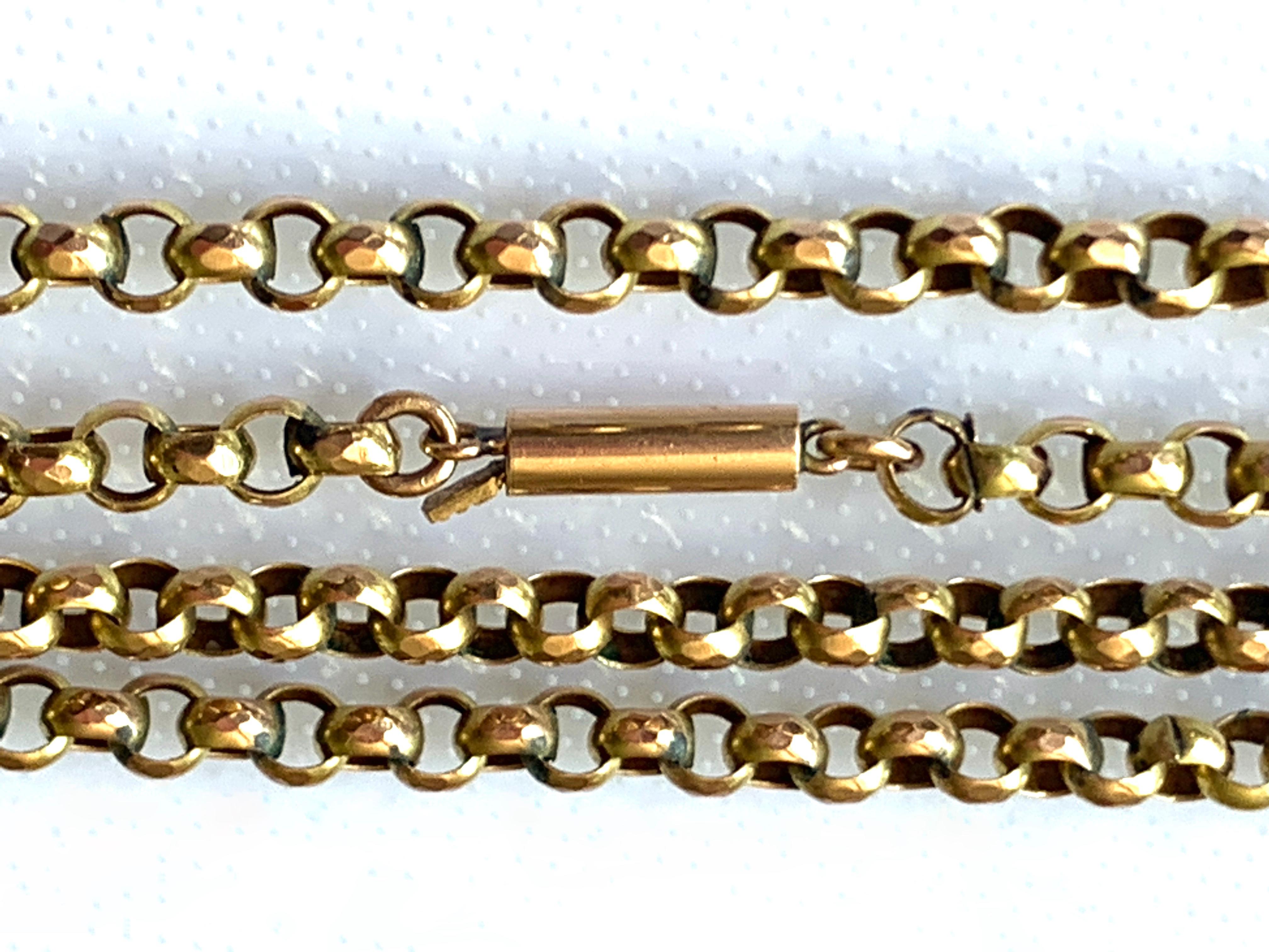 9 Karat Gold Antike Kette Damen