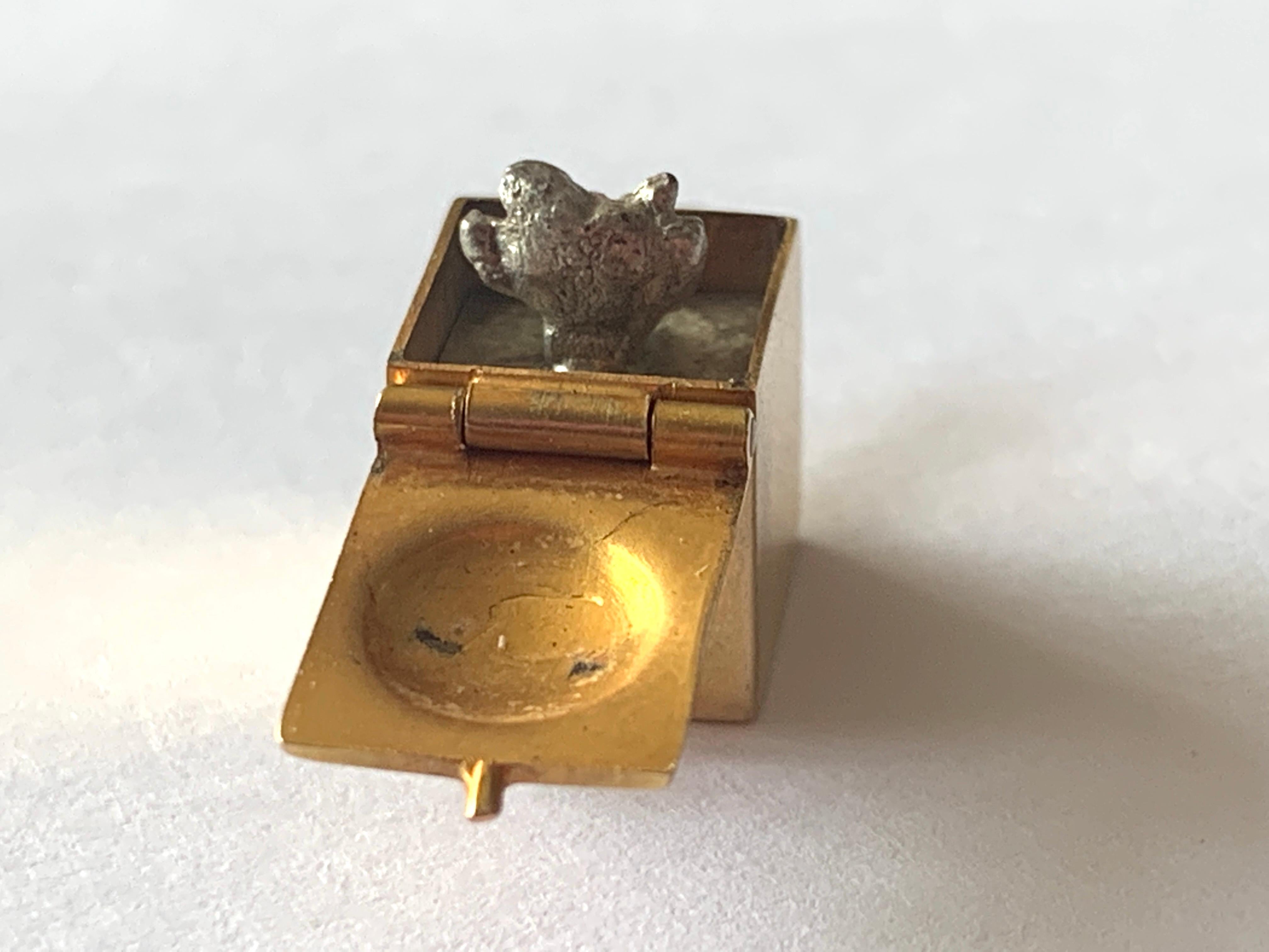 9ct Gold Antique Devil Pop Up Charm For Sale 4