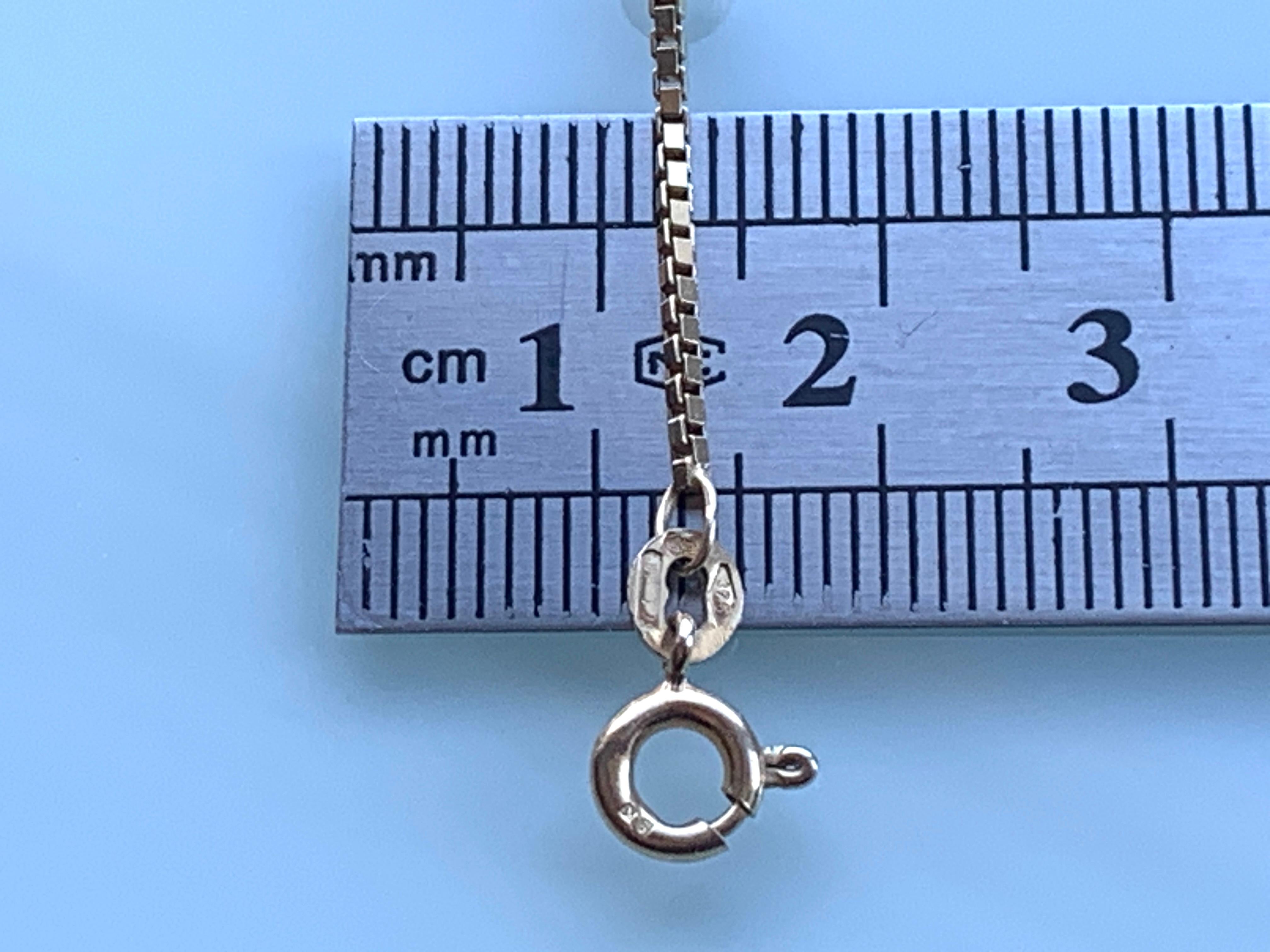 9ct Gold Ball Ball & Box 23.5