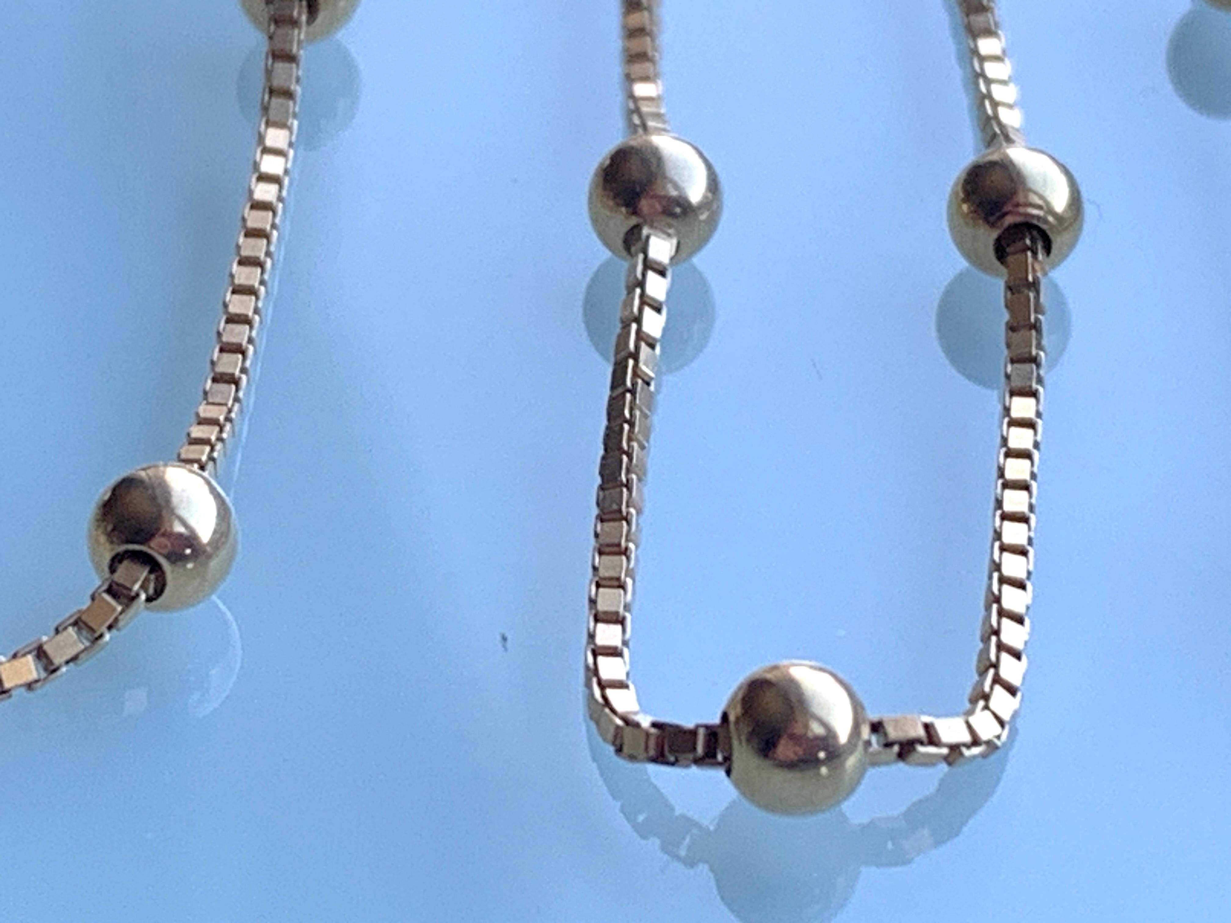 9ct Gold Ball Ball & Box 23.5