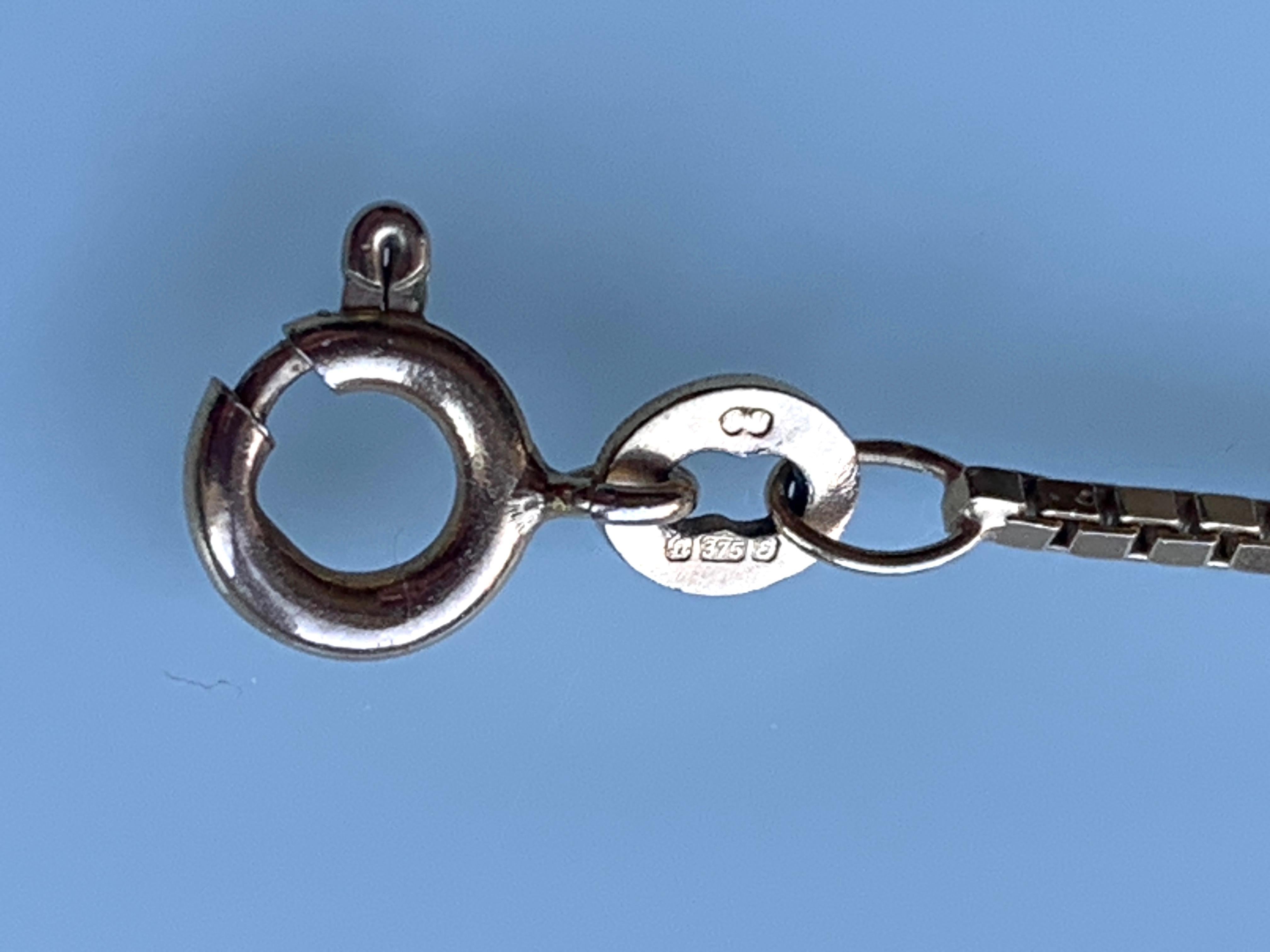 9ct Gold Ball Ball & Box 23.5