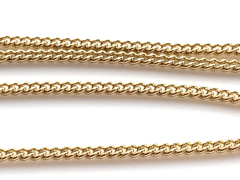 9ct Gold Curb Chain For Sale at 1stDibs