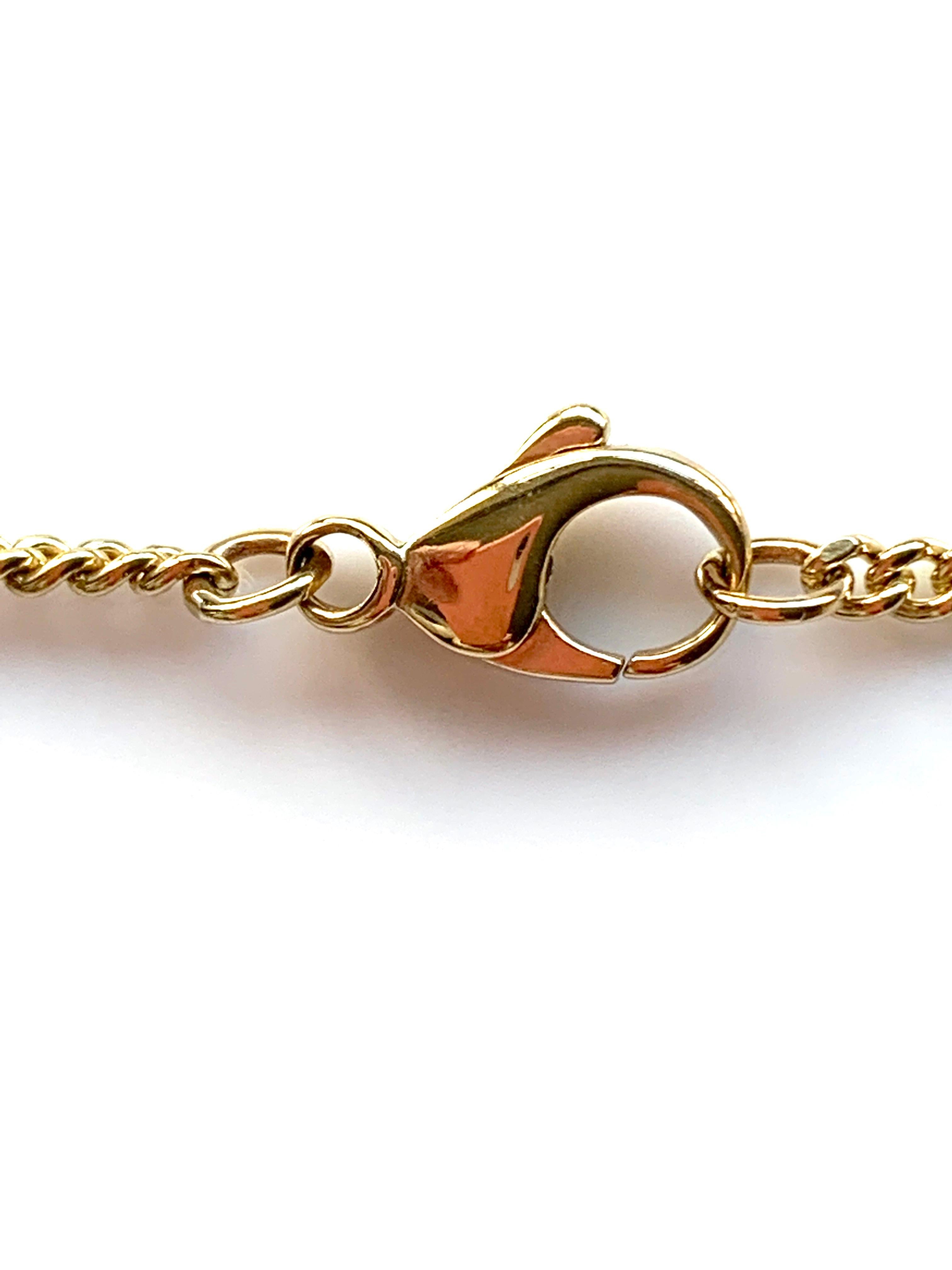 Women's 9ct Gold Curb Chain For Sale