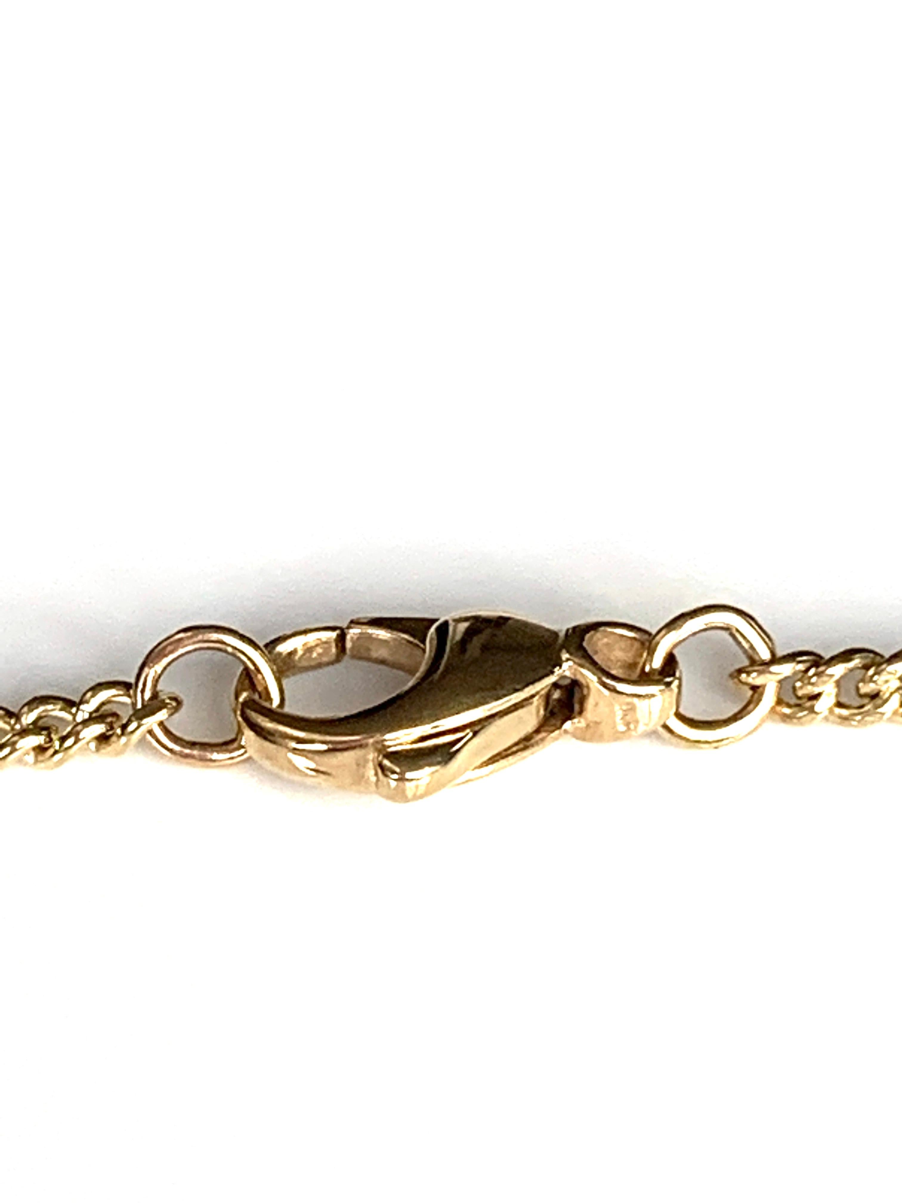 9ct Gold Curb Chain For Sale 1