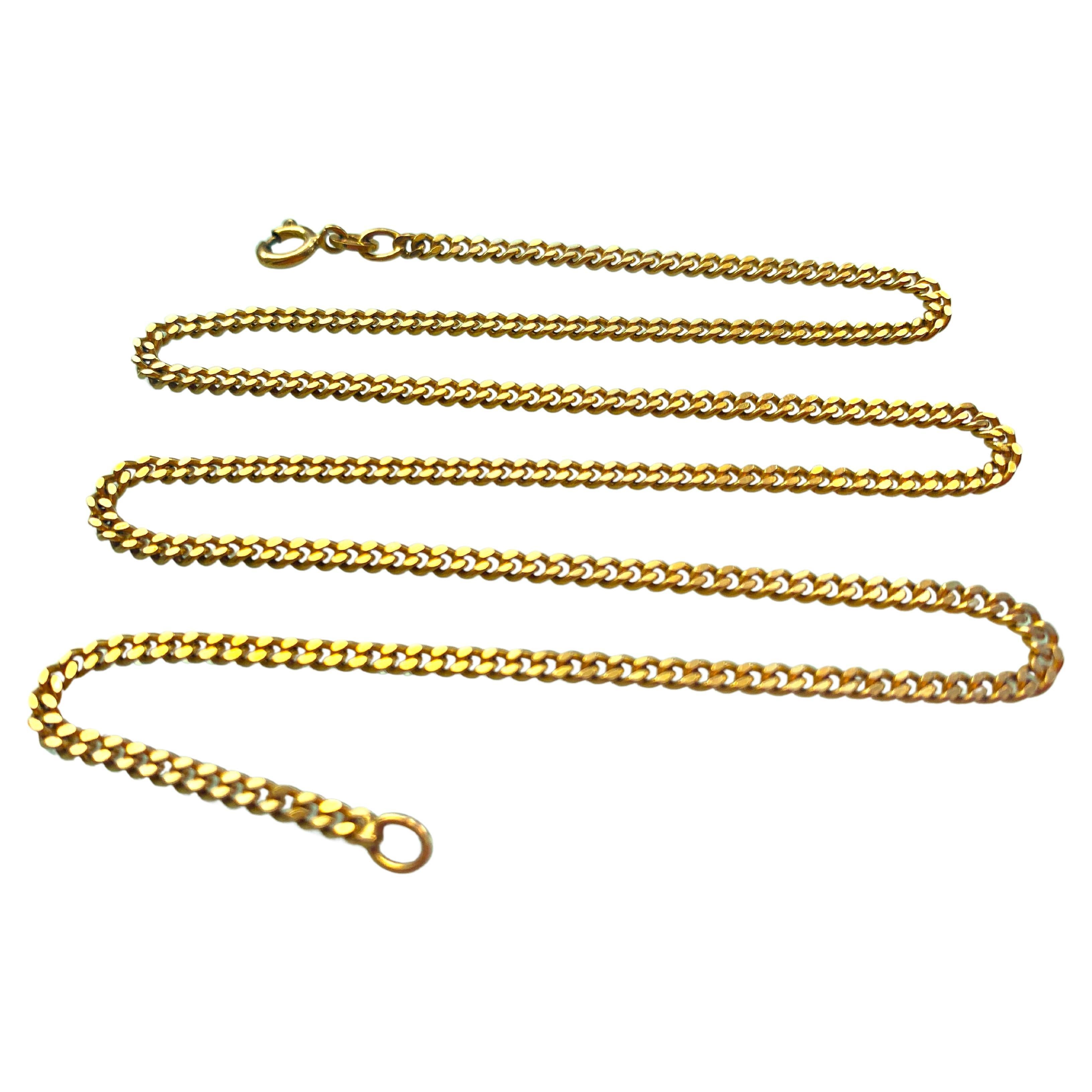 9ct Gold Curb Chain by Unoaerre