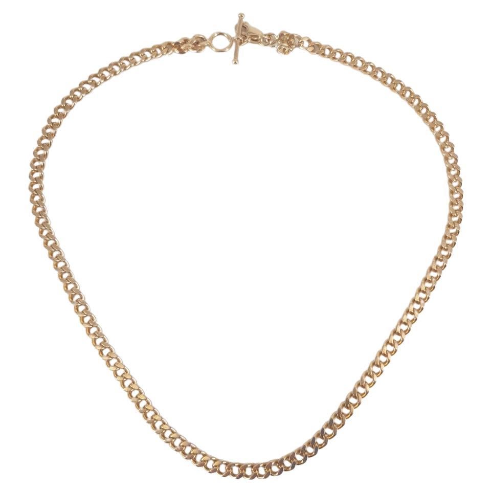 9ct Gold Curb Link Chain For Sale