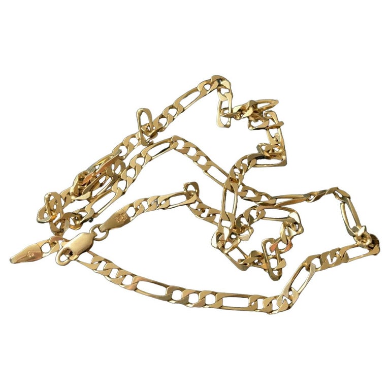 9ct Gold Vintage Chain For Sale at 1stDibs
