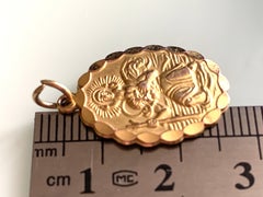9ct Gold Georg Jensen St.Christopher Pendant