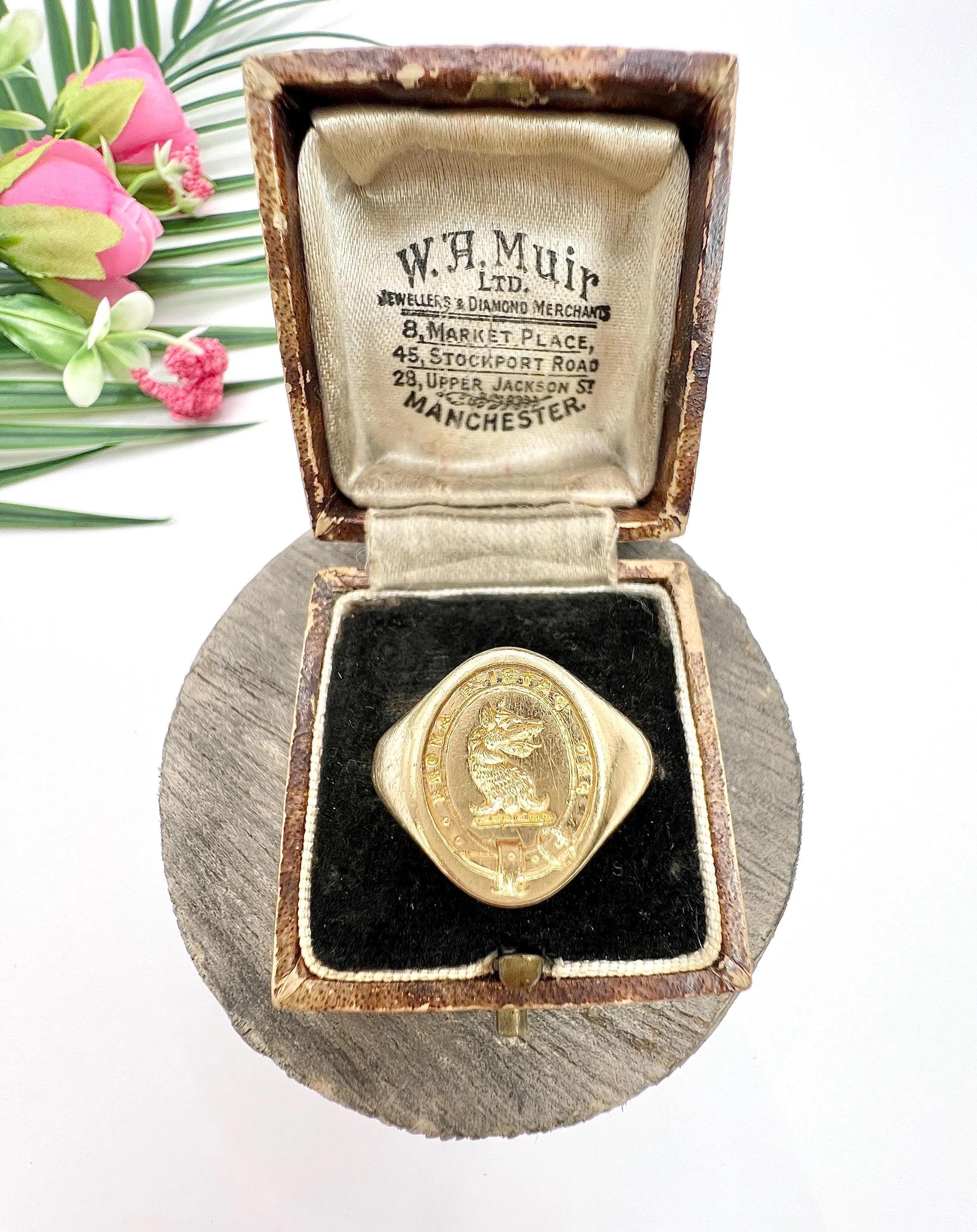 Bague chevalière ovale Griffin 
