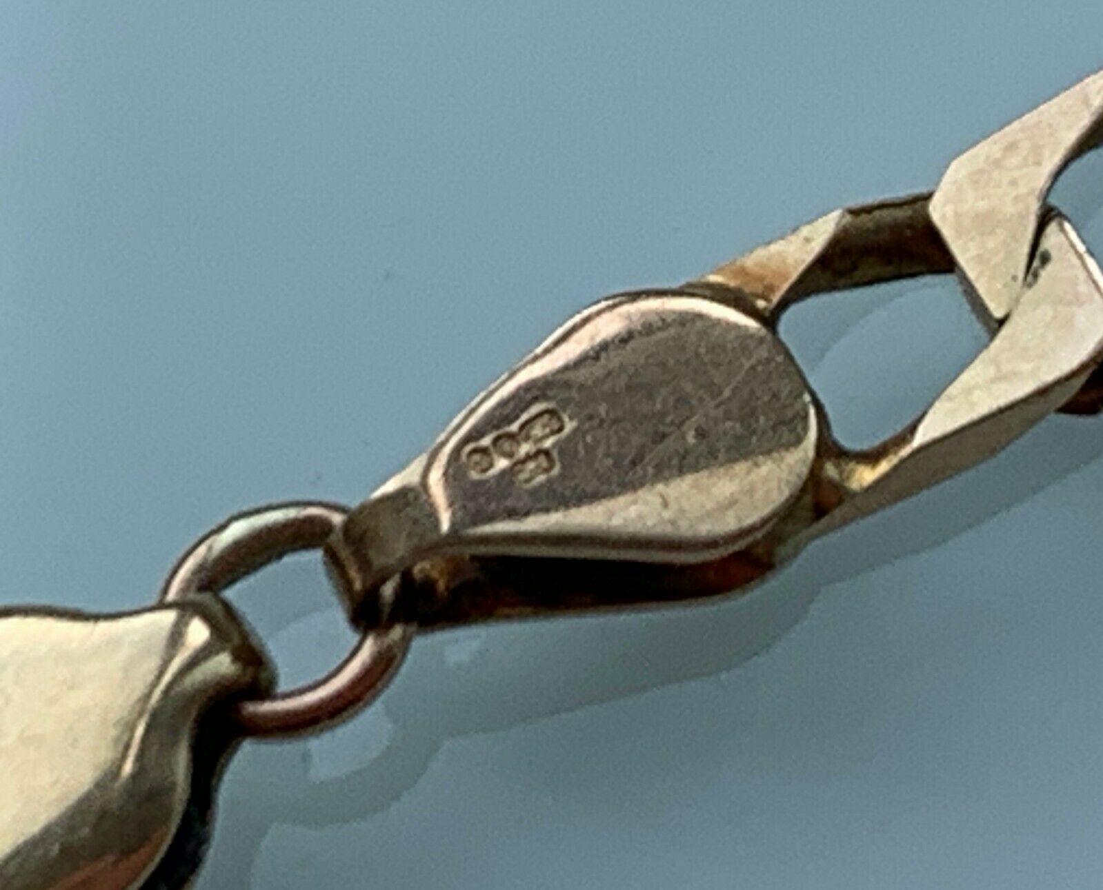 Uomo Catena moderna in oro 9ct in vendita