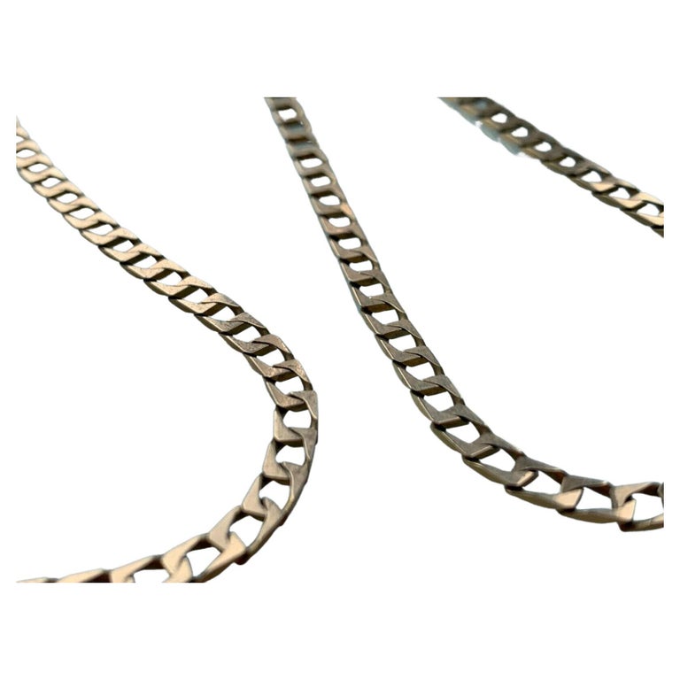 9ct Gold Modern Chain For Sale at 1stDibs