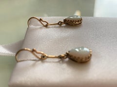 9ct Gold Opal Earrings Fully Hallmarked