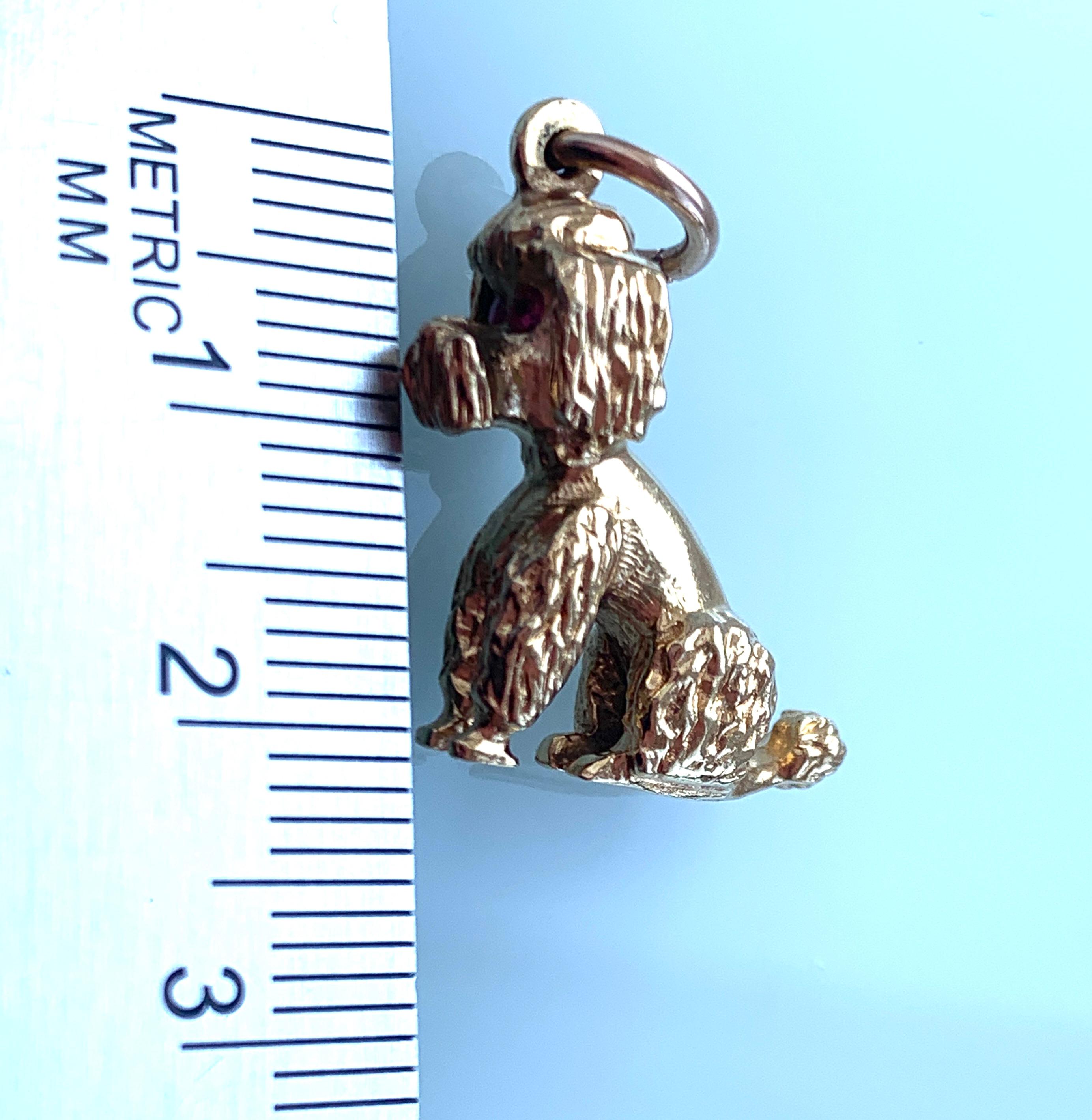 9ct Gold Poodle by Georg Jensen 1