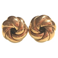 9ct Gold Portuguese Earrings