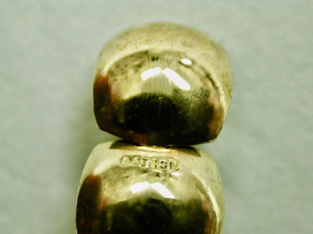 Women's or Men's 9 Ct Gold & Silver Masonic Ball Orb Pendant Dated Circa 1930, John Henry Wynn