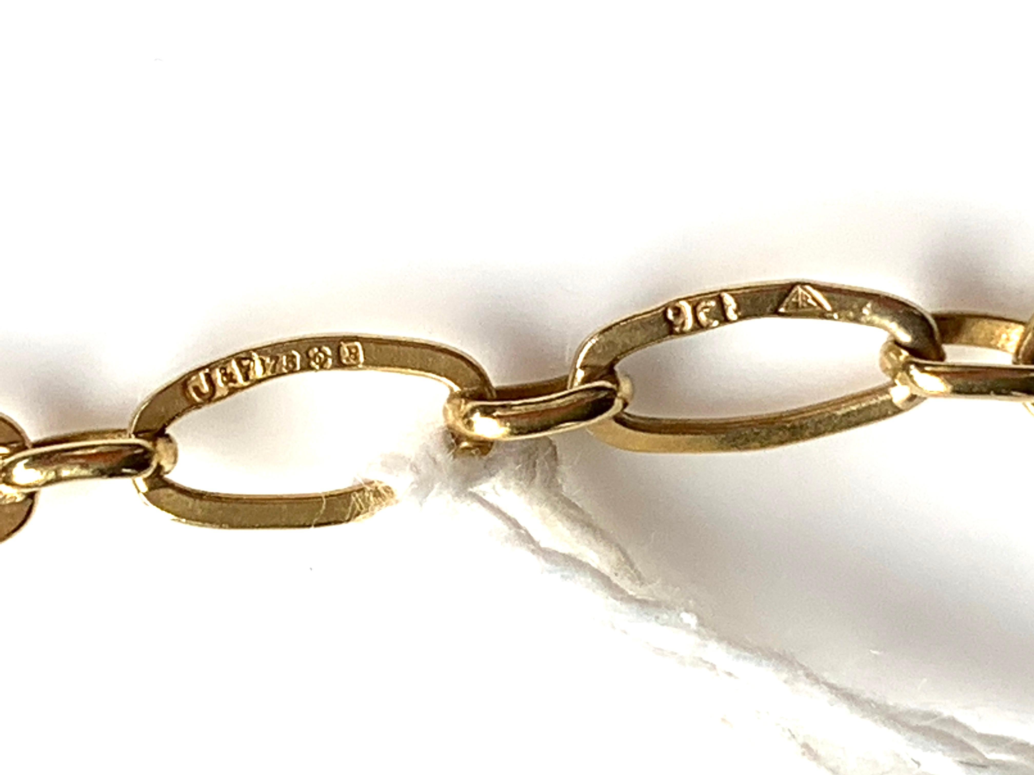 Artigiano Catena in oro 9ct in vendita