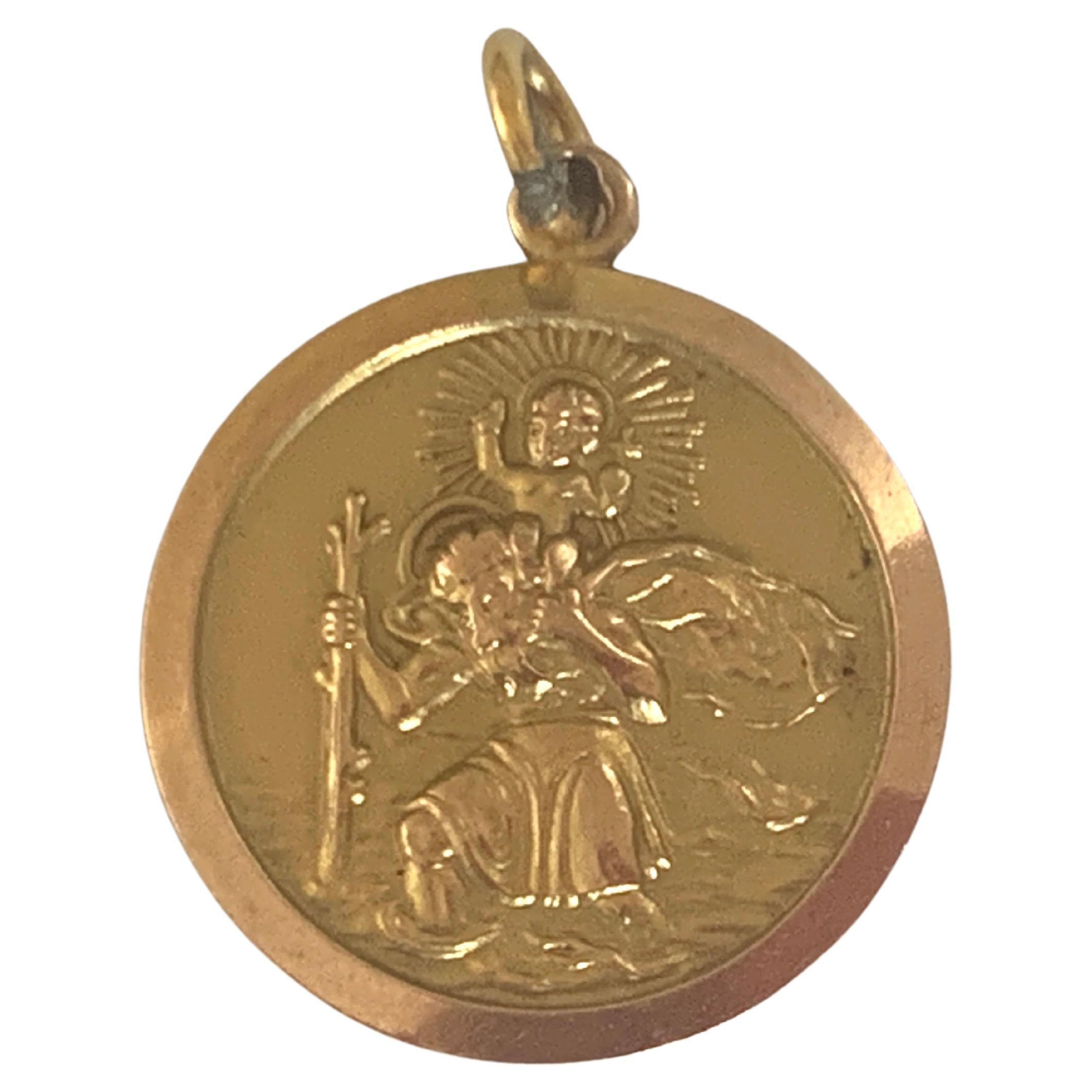 9ct Gold St.Christopher by Georg Jensen