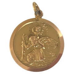 9ct Gold St.Christopher by Georg Jensen