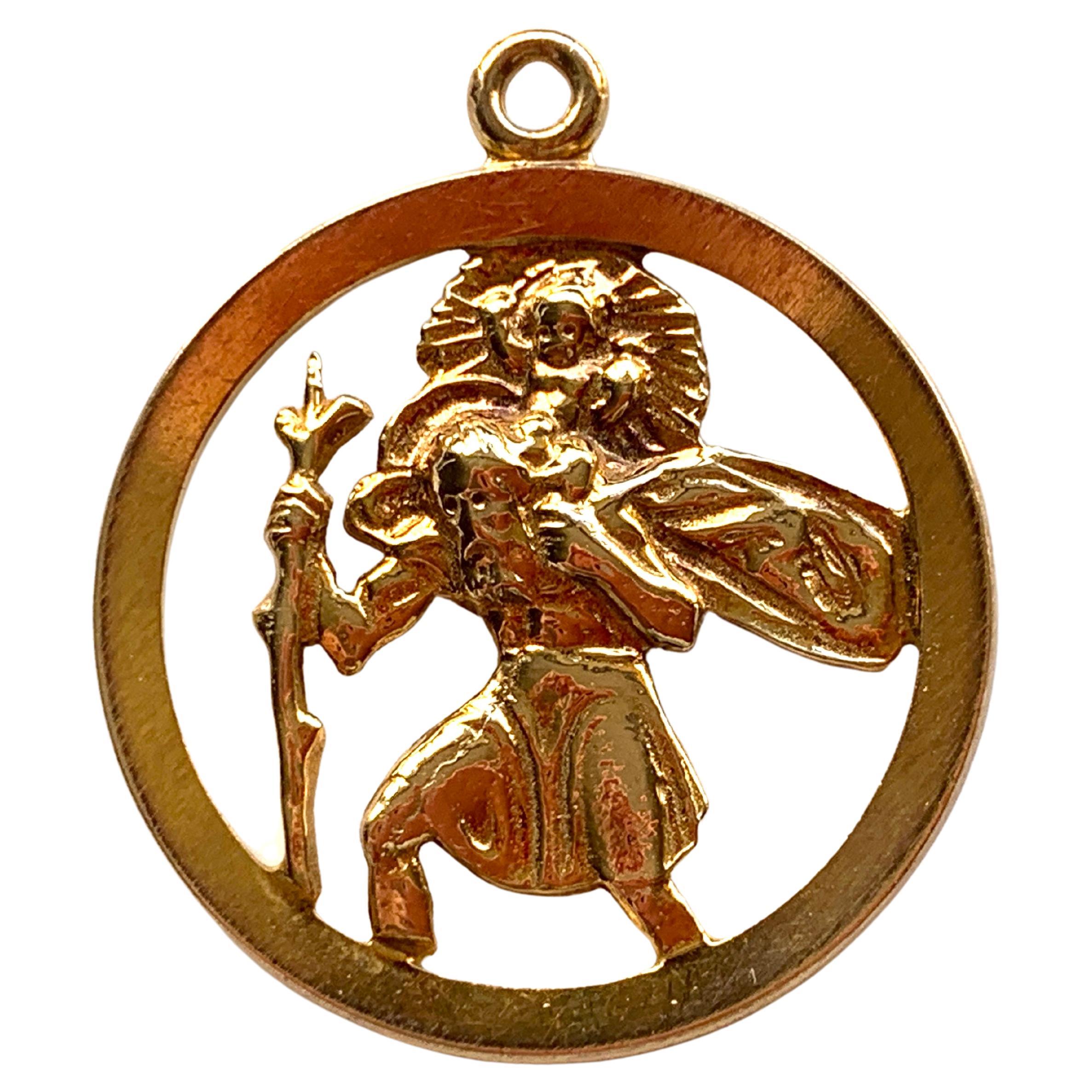 9ct Gold St.Christopher by Moses & Salkind