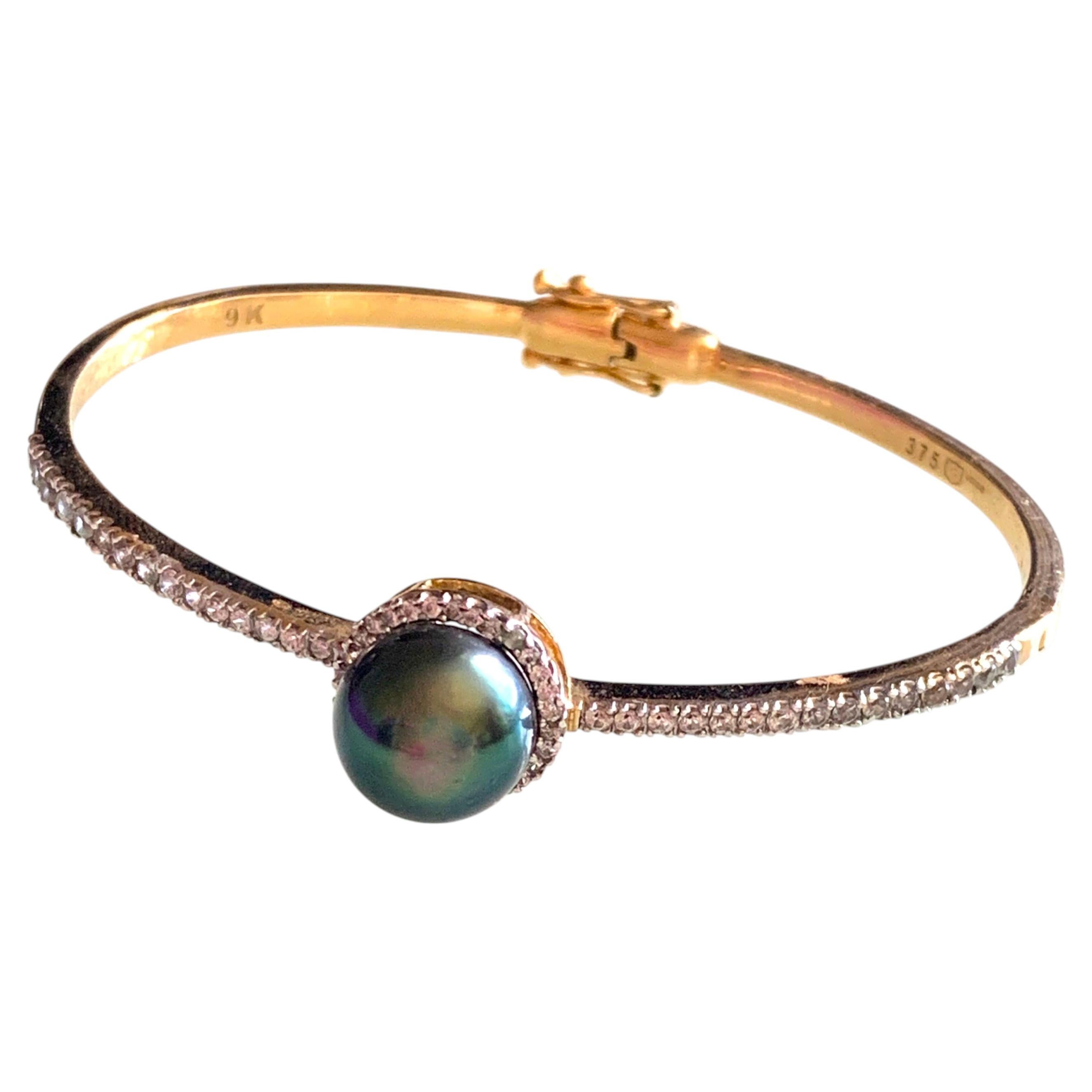 9ct Gold Thaitian Pearl Bracelet