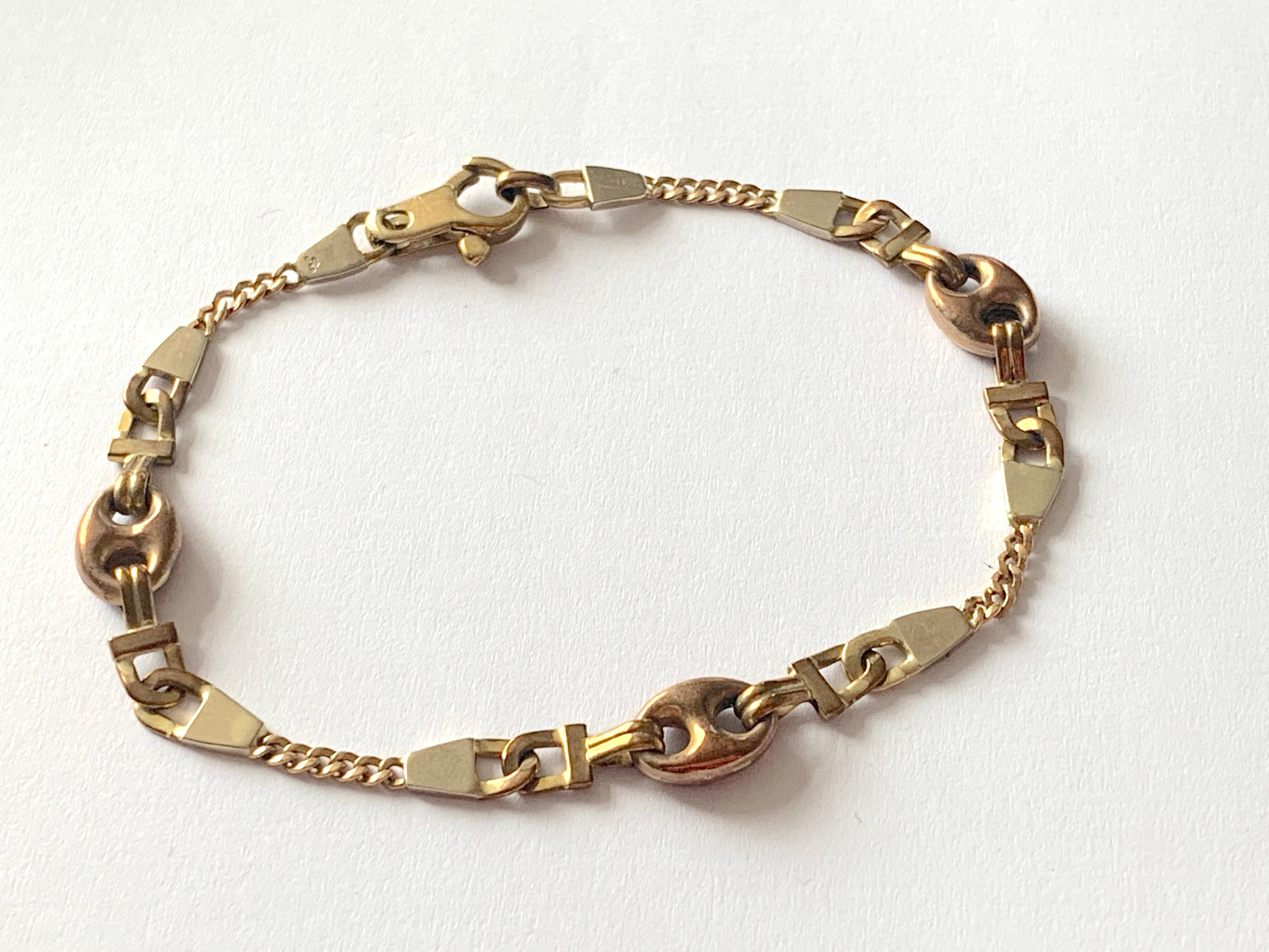 9ct Gold Bracelet In Good Condition In London, GB